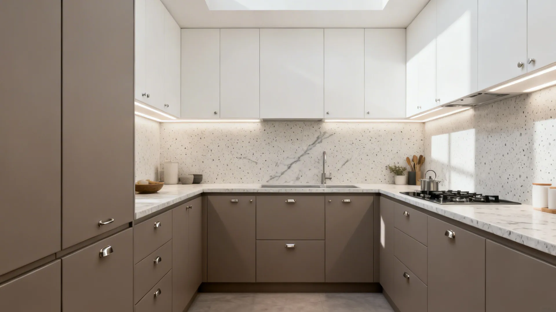 Two-Tone with Texture: Matte, Satin, and Subtle Pattern