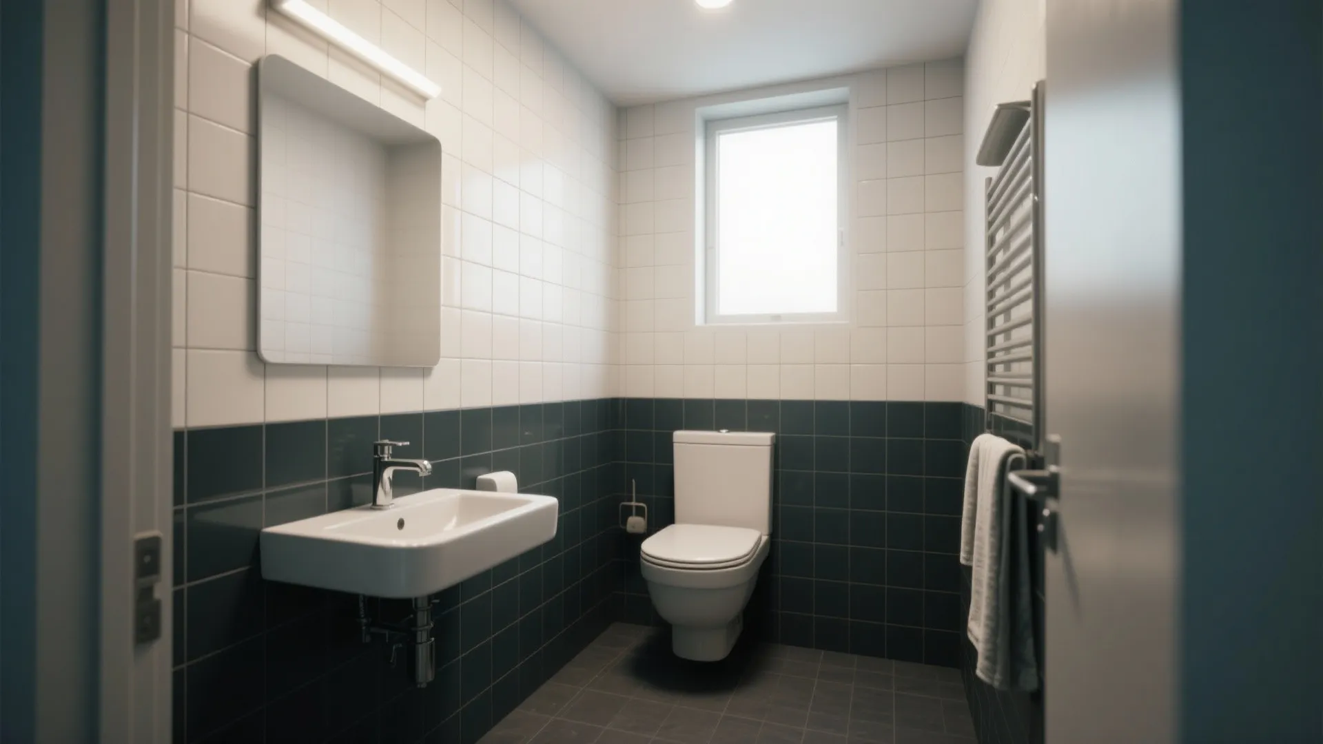 10. Two-Tone Wall Split