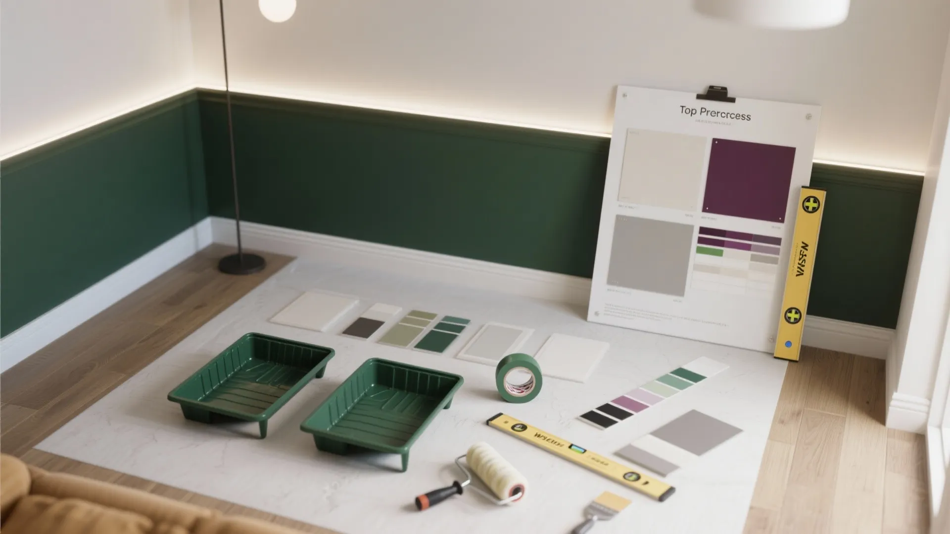 Two-Tone Walls and Color Blocking