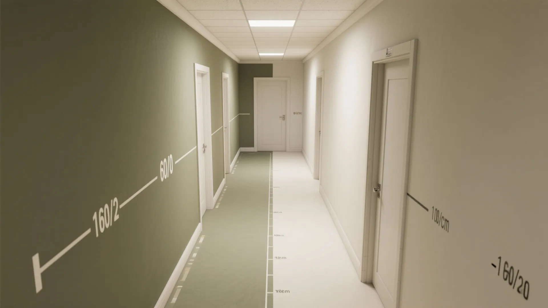 2) Two-tone split to lift the ceiling