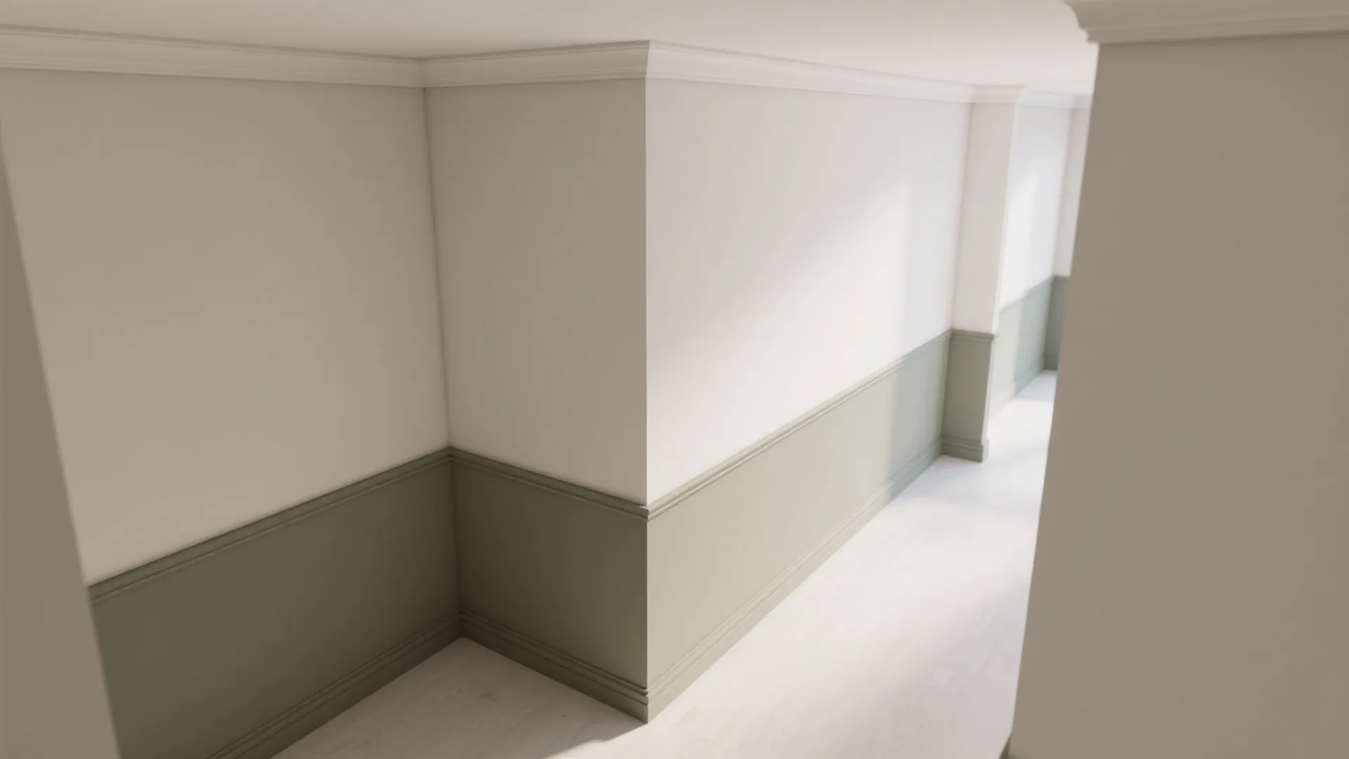 Two-Tone Balance: Mid-Tone Base with Light Upper