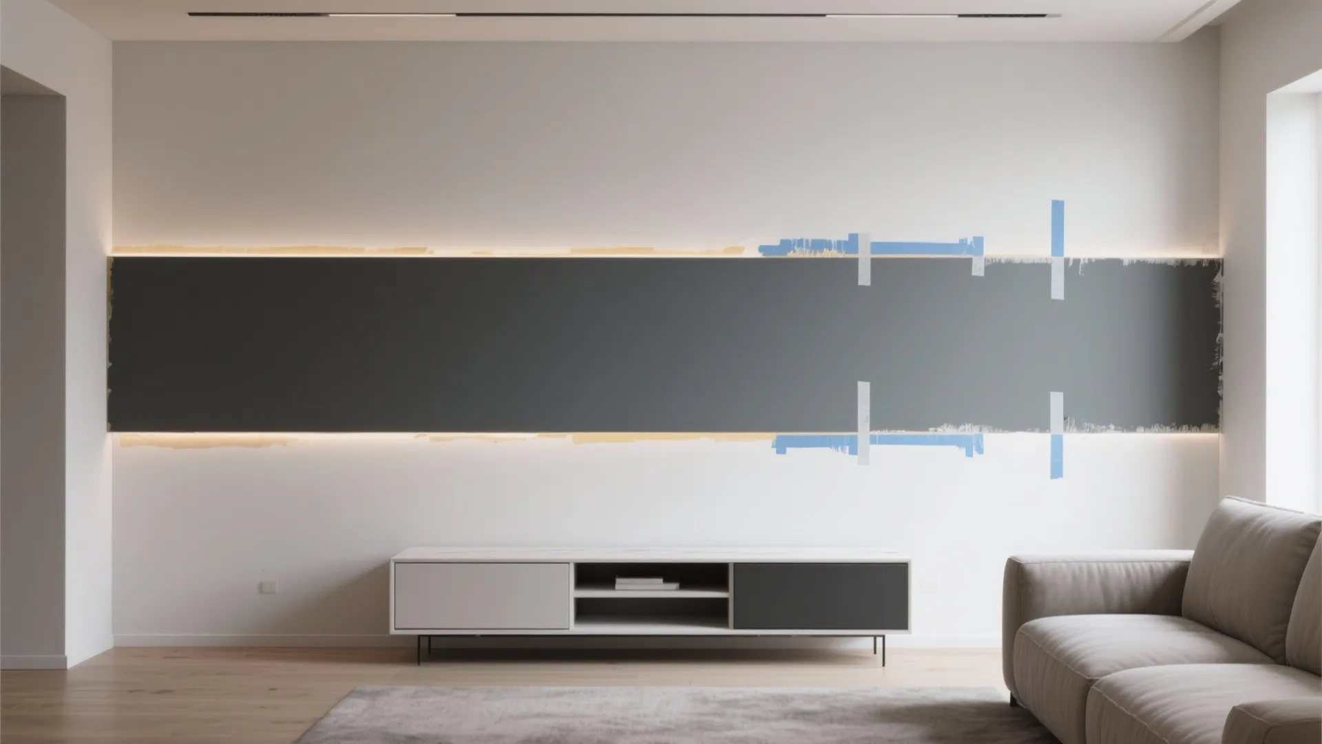 4. Two-Tone with a Trim Accent