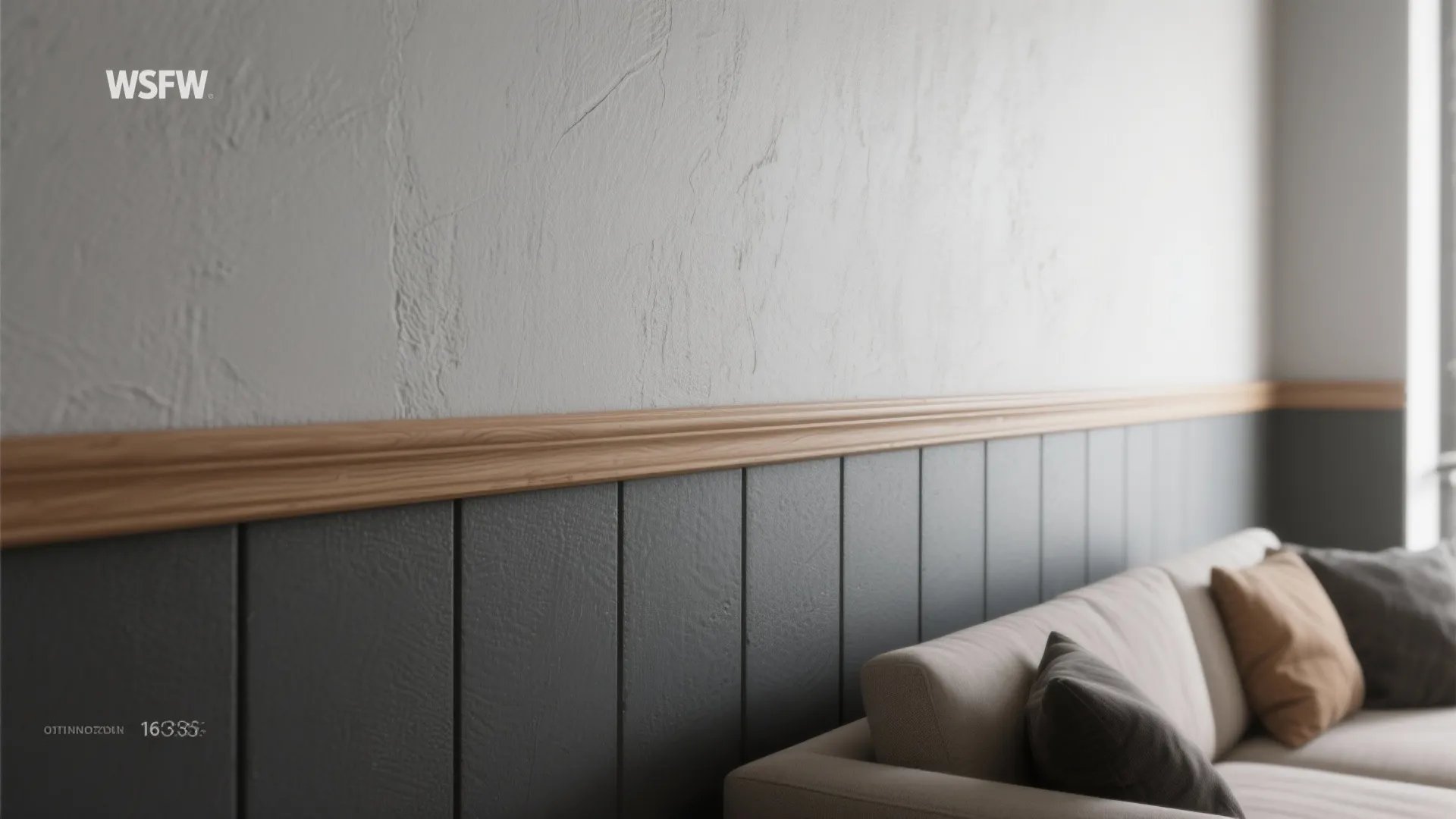 3. Two-Tone Grey with a Thin Trim