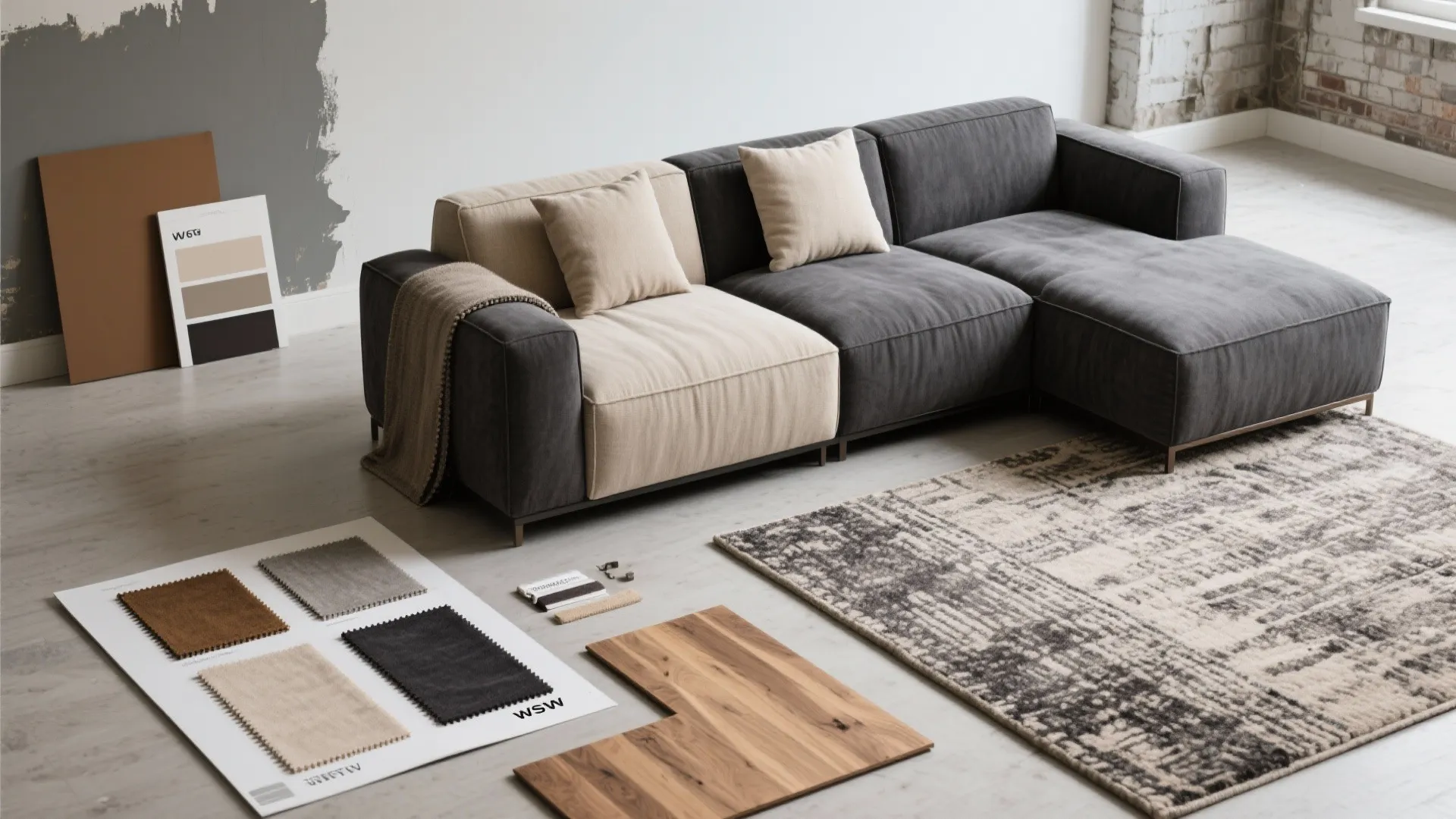 5. Two-Tone Upholstery for Visual Zones