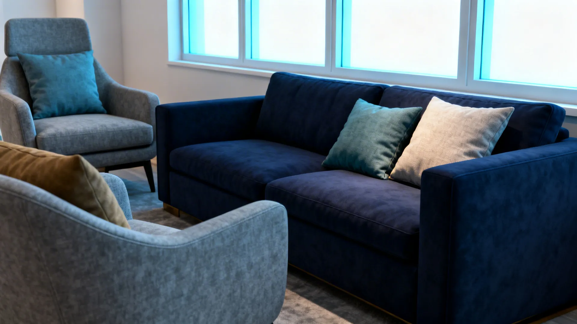 2. Two-Tone Upholstery Play