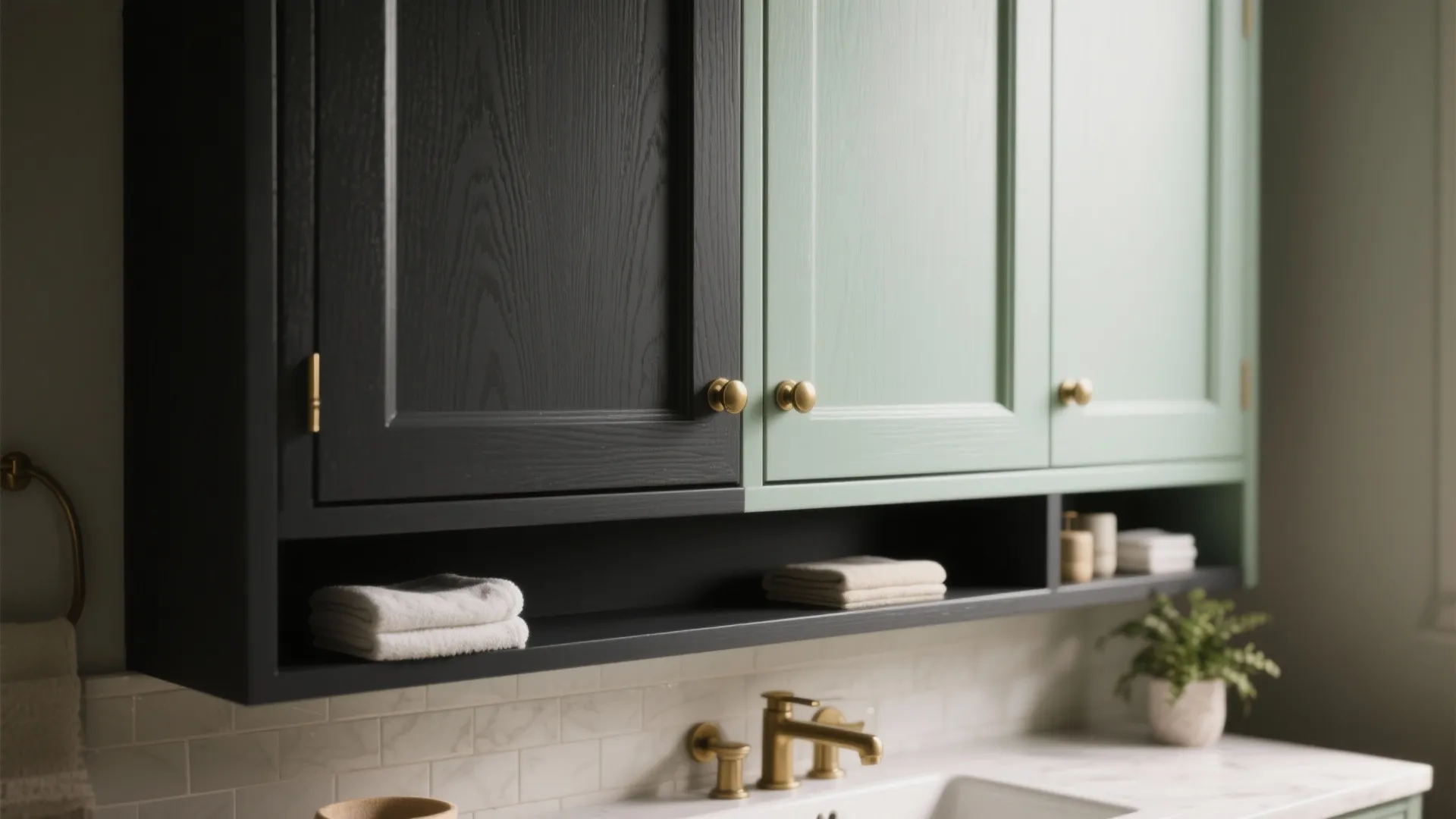 1. Two-Tone Finish to Add Depth