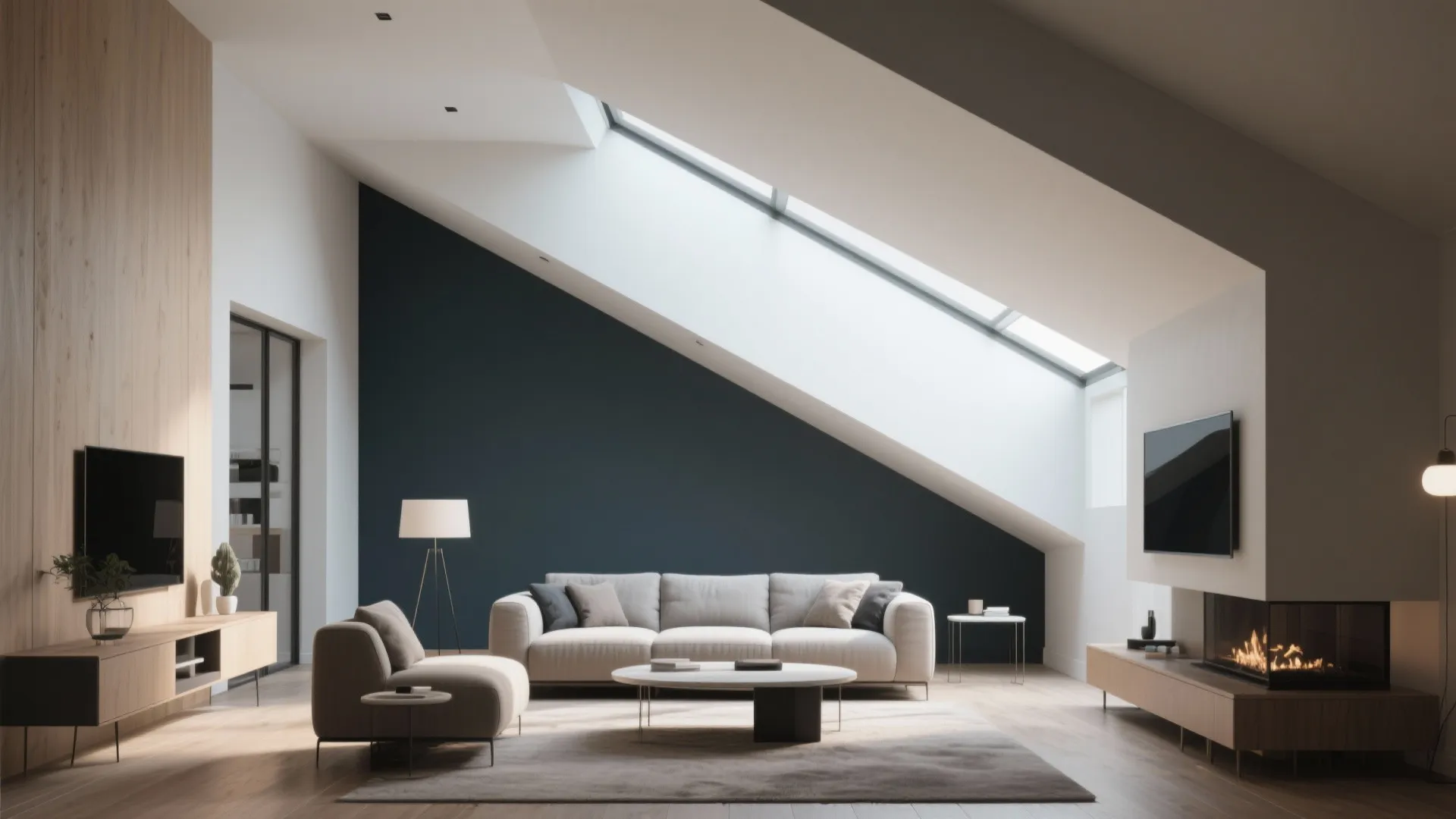 8. Two-Tone Paint to Frame Architecture