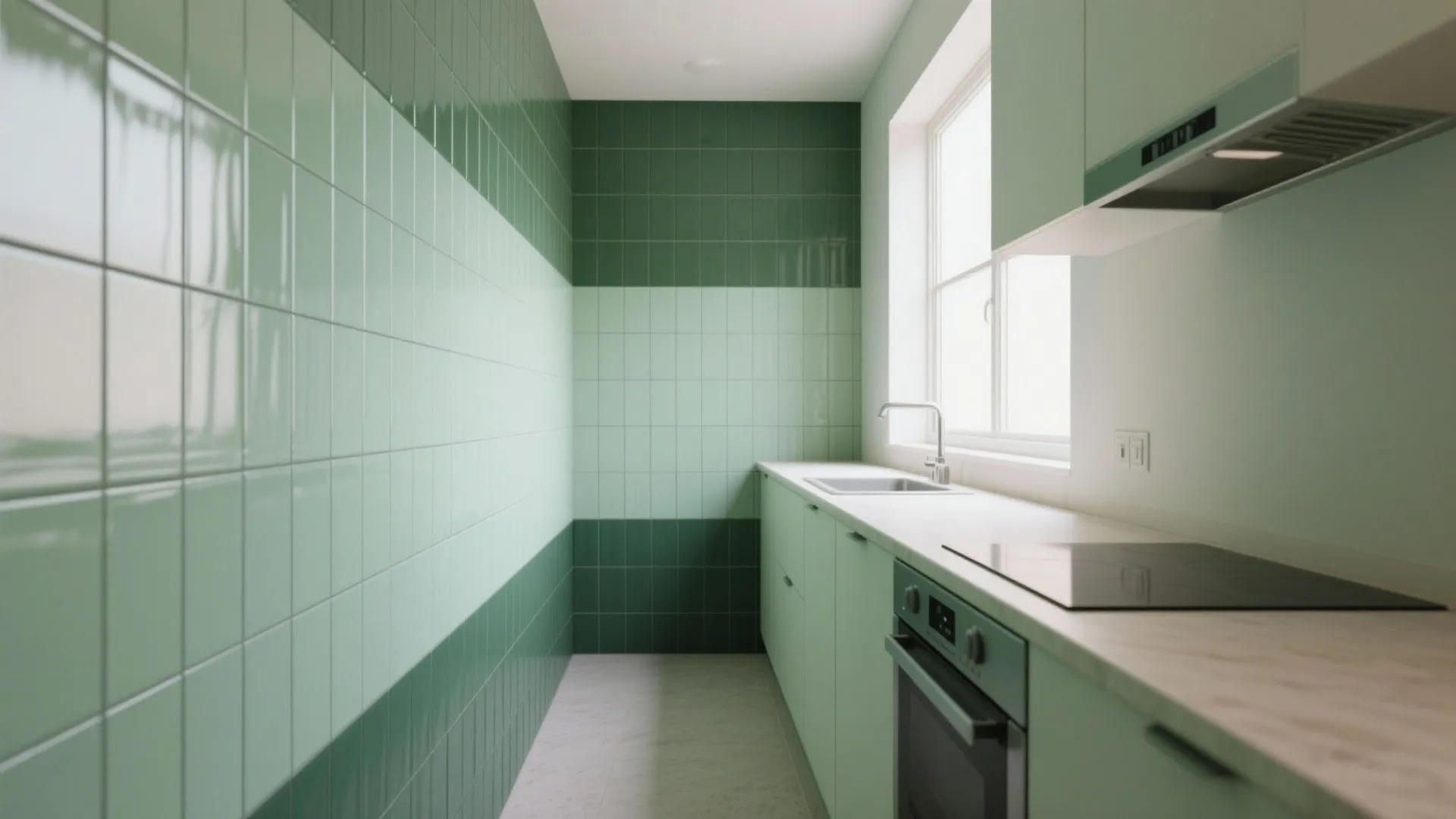 3. Two-Tone Vertical Stack