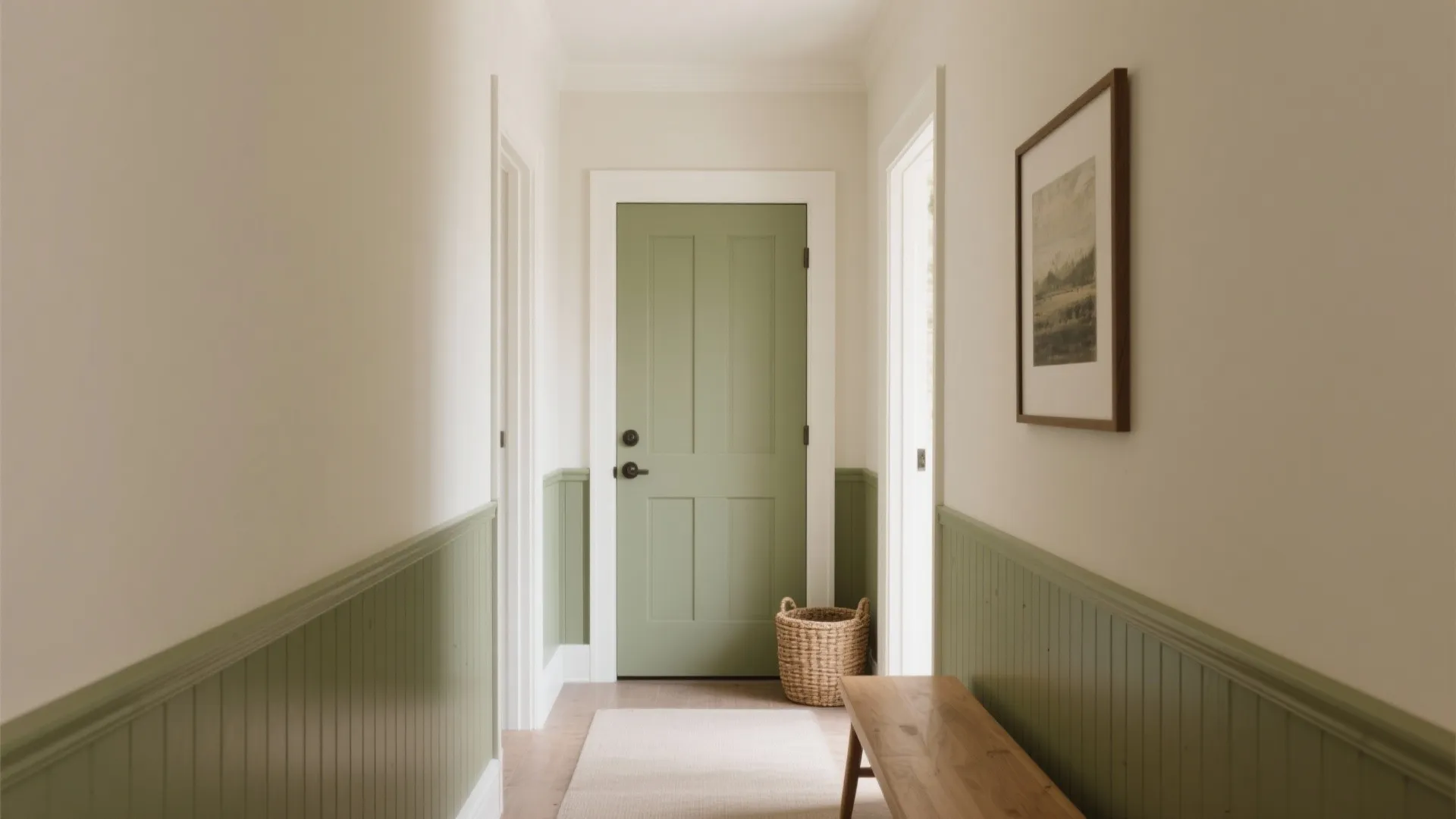 Two-Tone Walls and Wainscoting