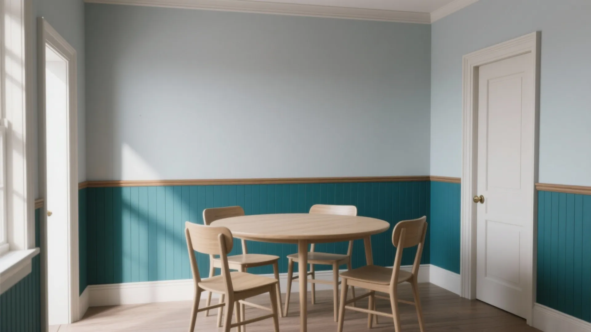 Two-Tone Wainscoting and Chair-Rail Splits