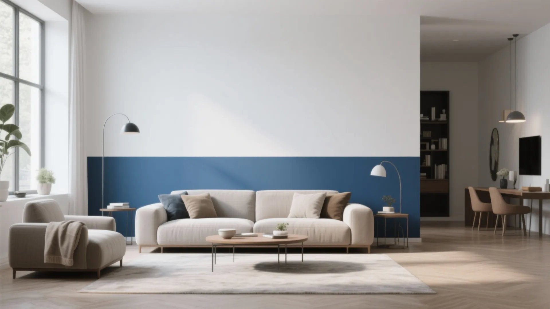 8. Two-Tone Horizontal Split