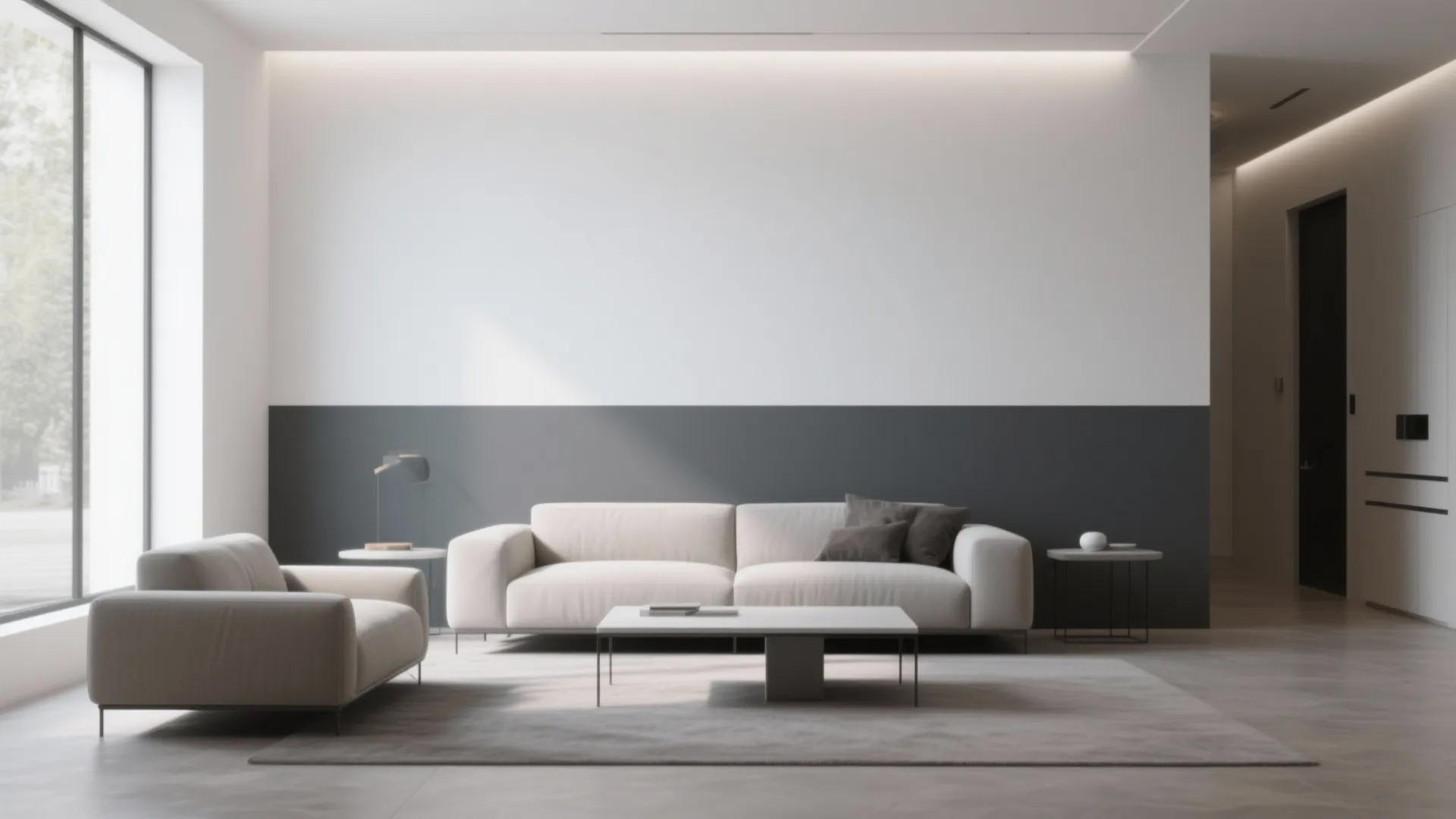 3. Two-Tone Wall Division