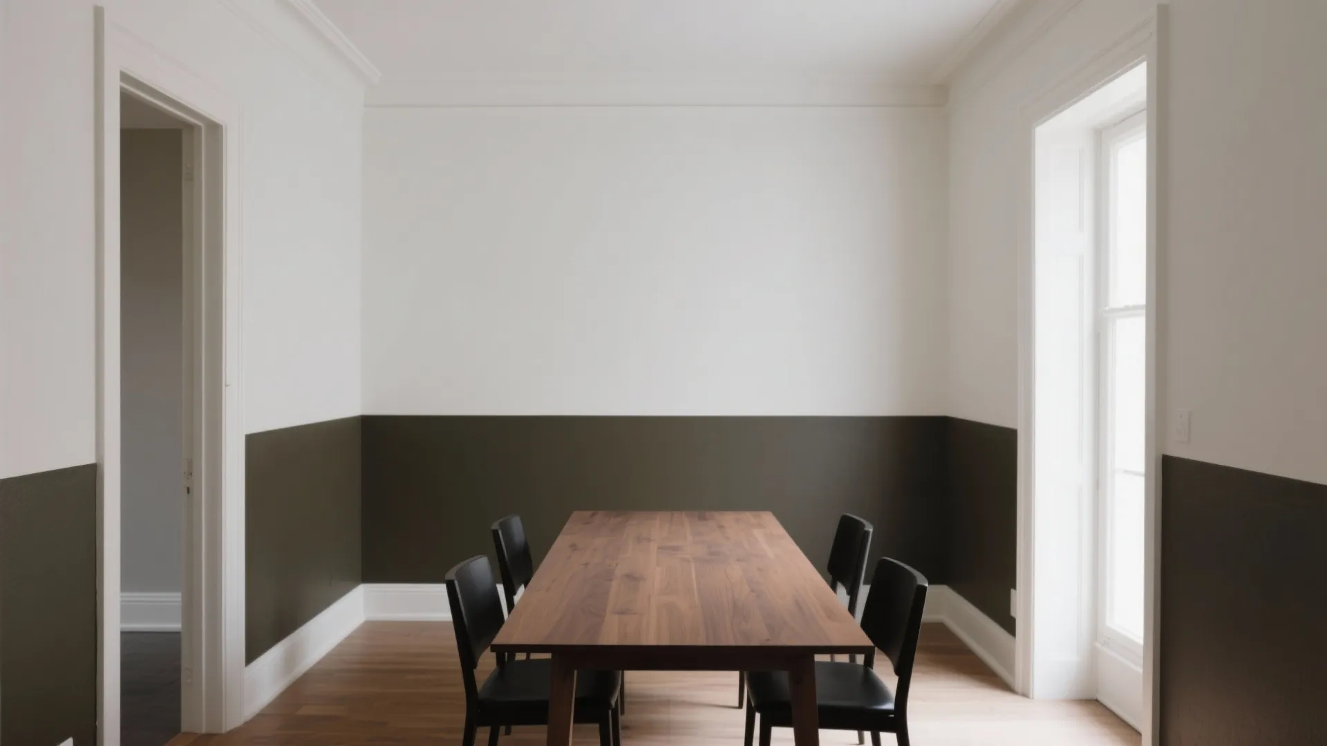 Idea 5: Two-Tone Wainscoting or Color Blocking