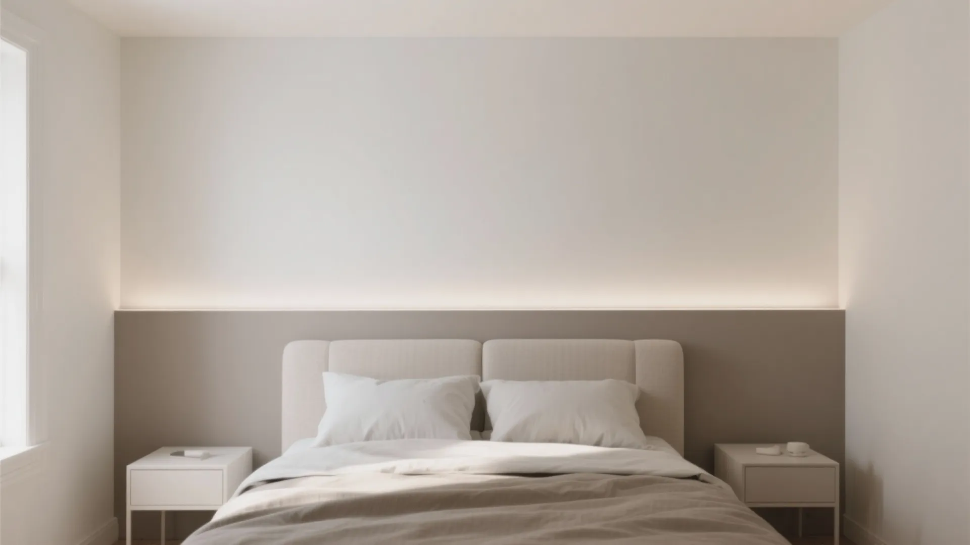 1) Soft two‑tone paint for instant depth