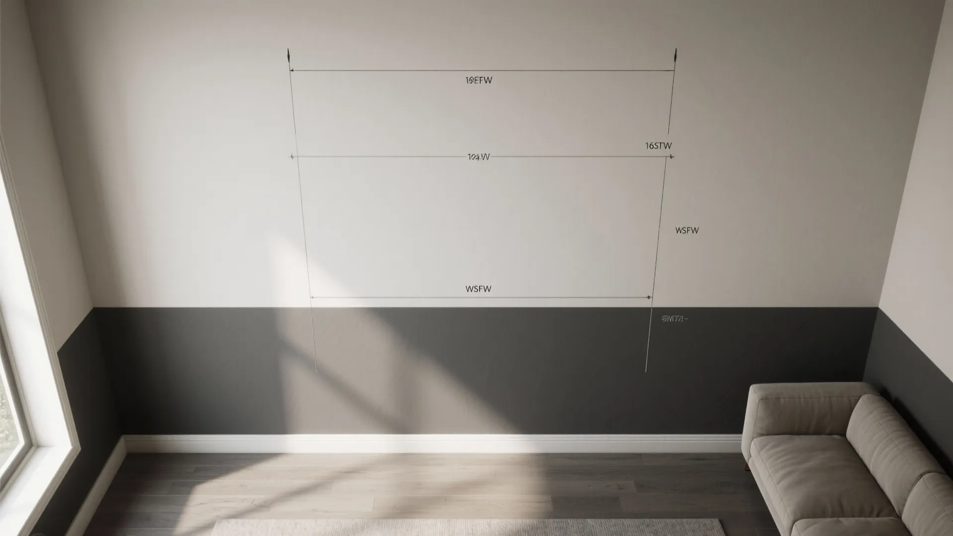 2. Two-Tone Walls to Lift the Ceiling