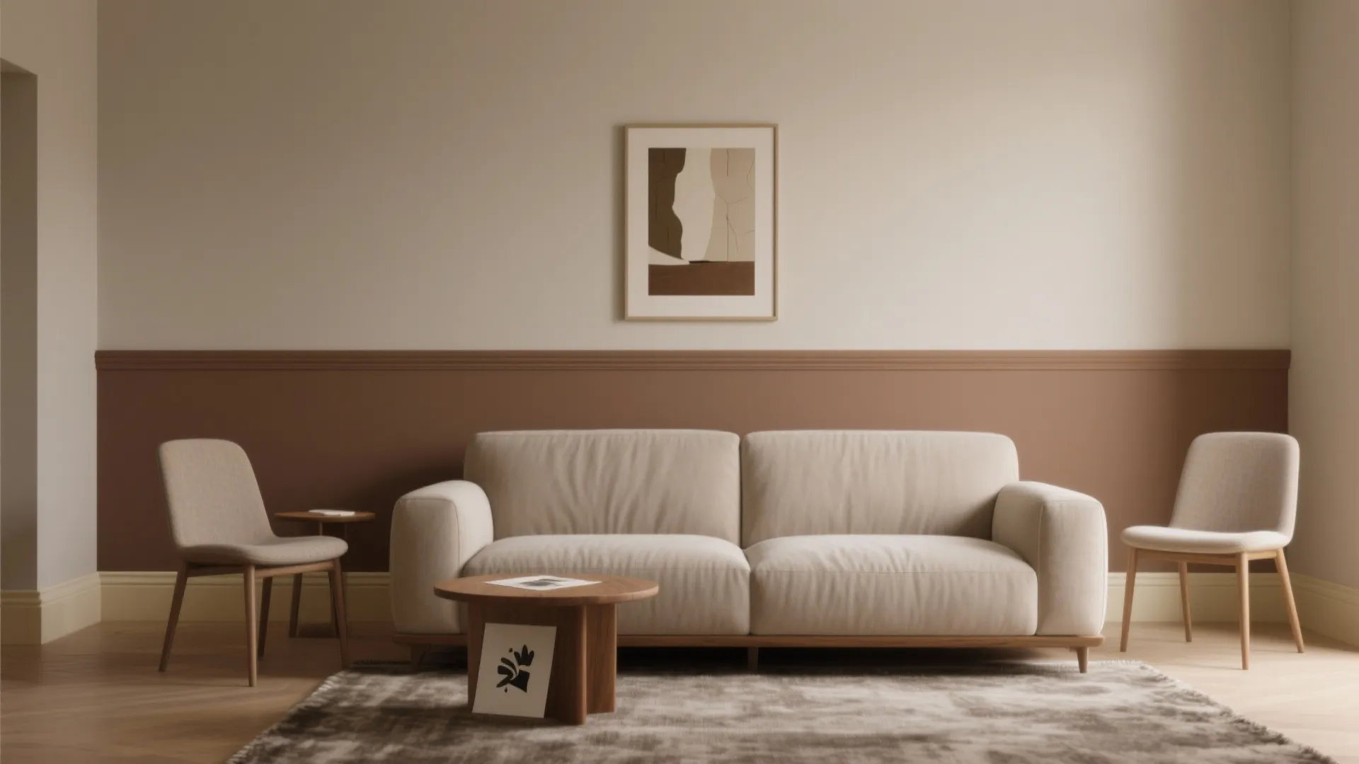 Two-Tone Walls with a Gentle Break