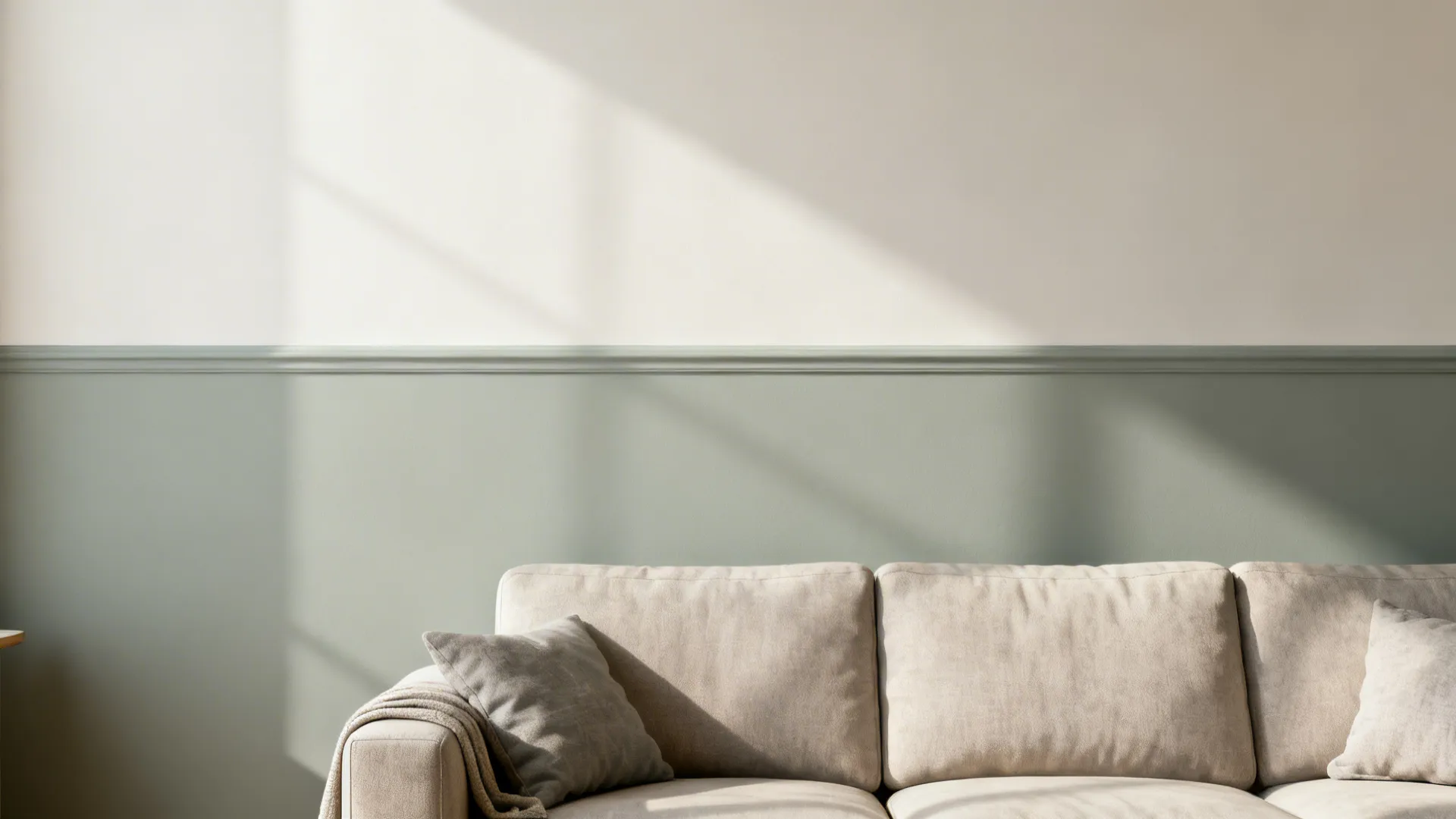 2. Two-tone paint with a low-contrast trim