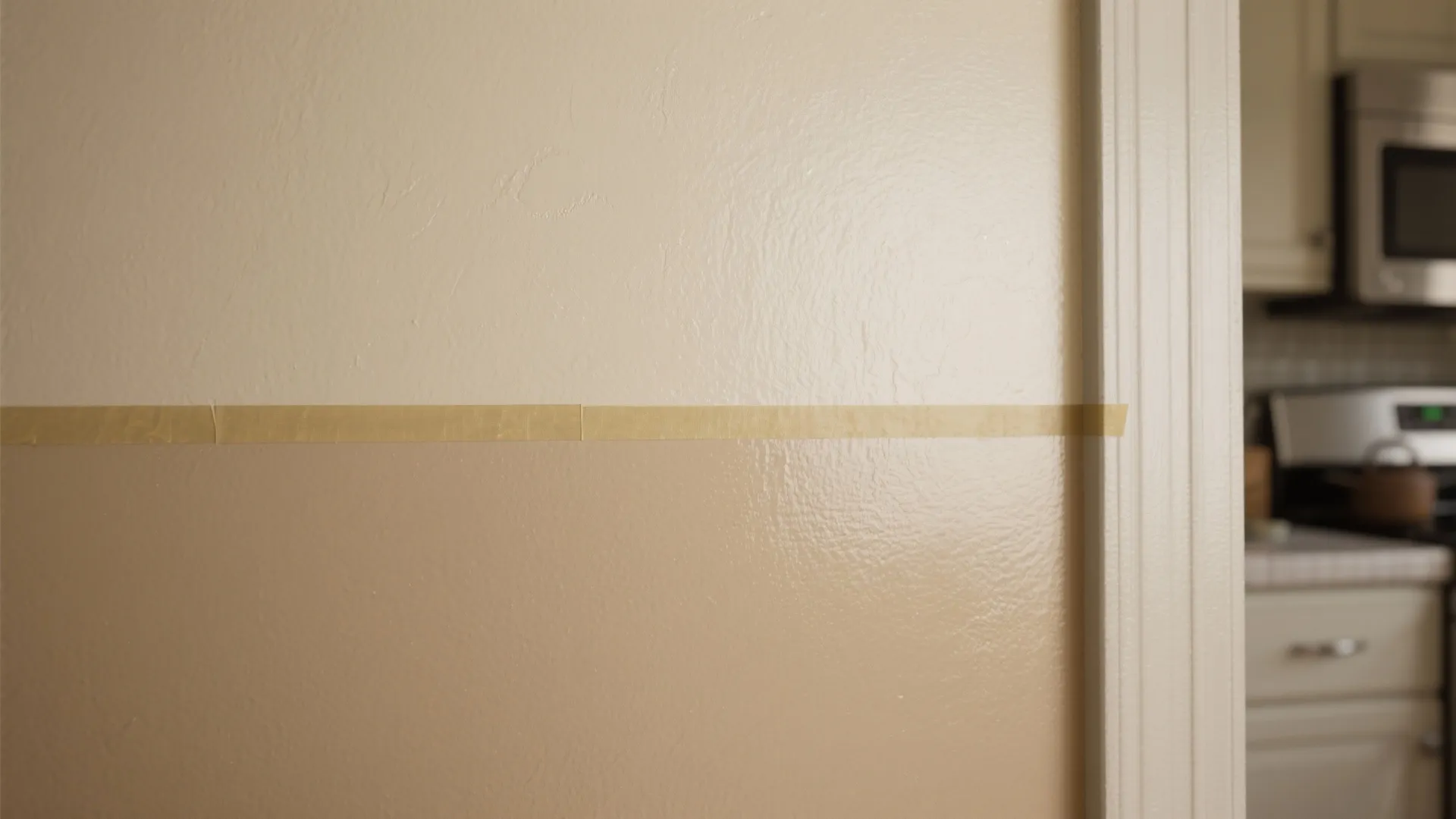 3. Two-Tone Walls with a Practical Lower Coat