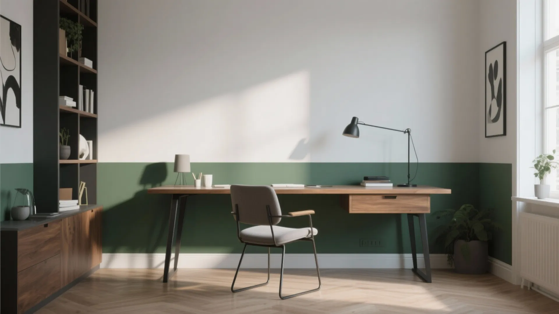 3. Two-Tone Wall Paint