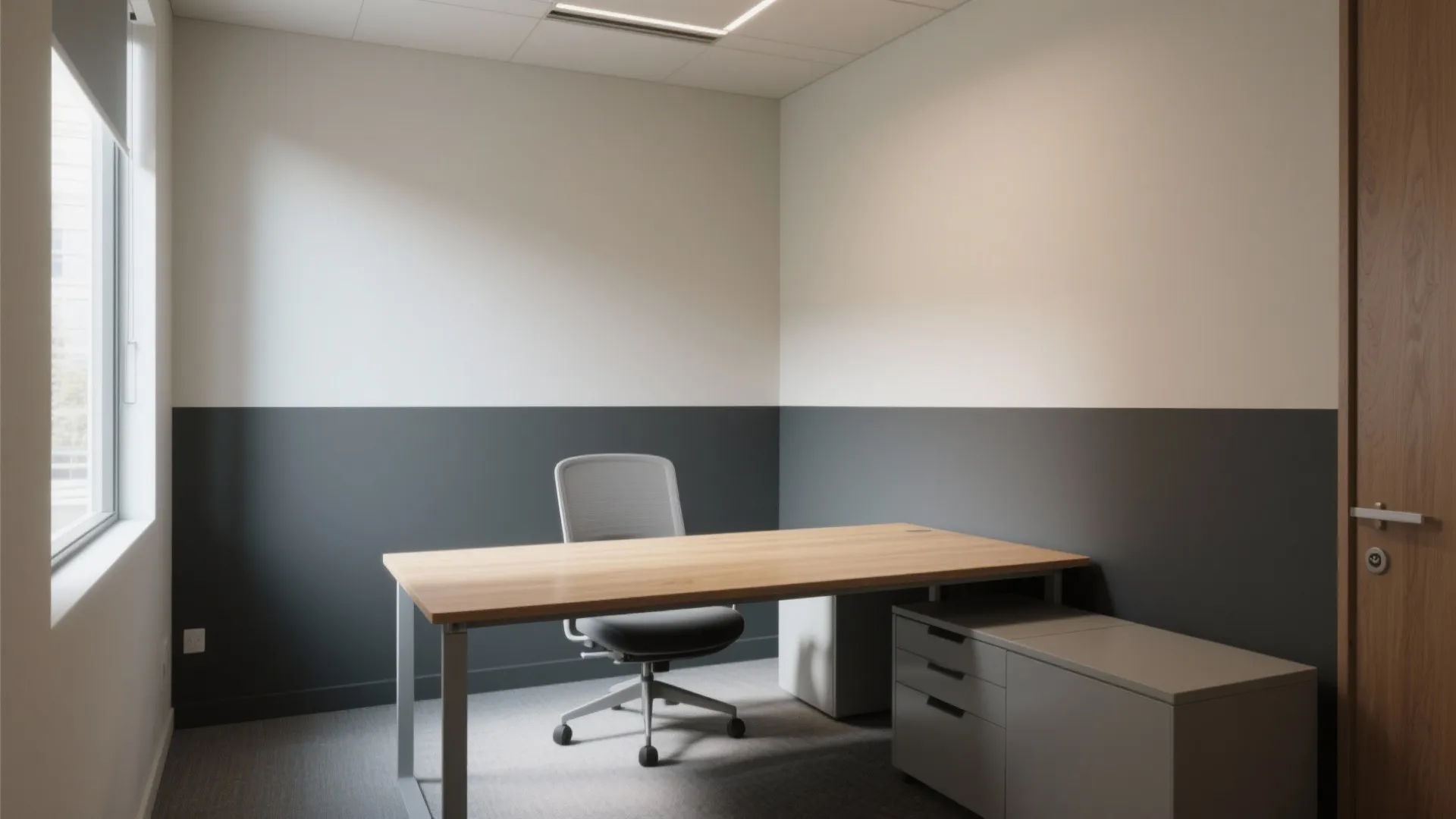 5. Two-Tone Split Walls