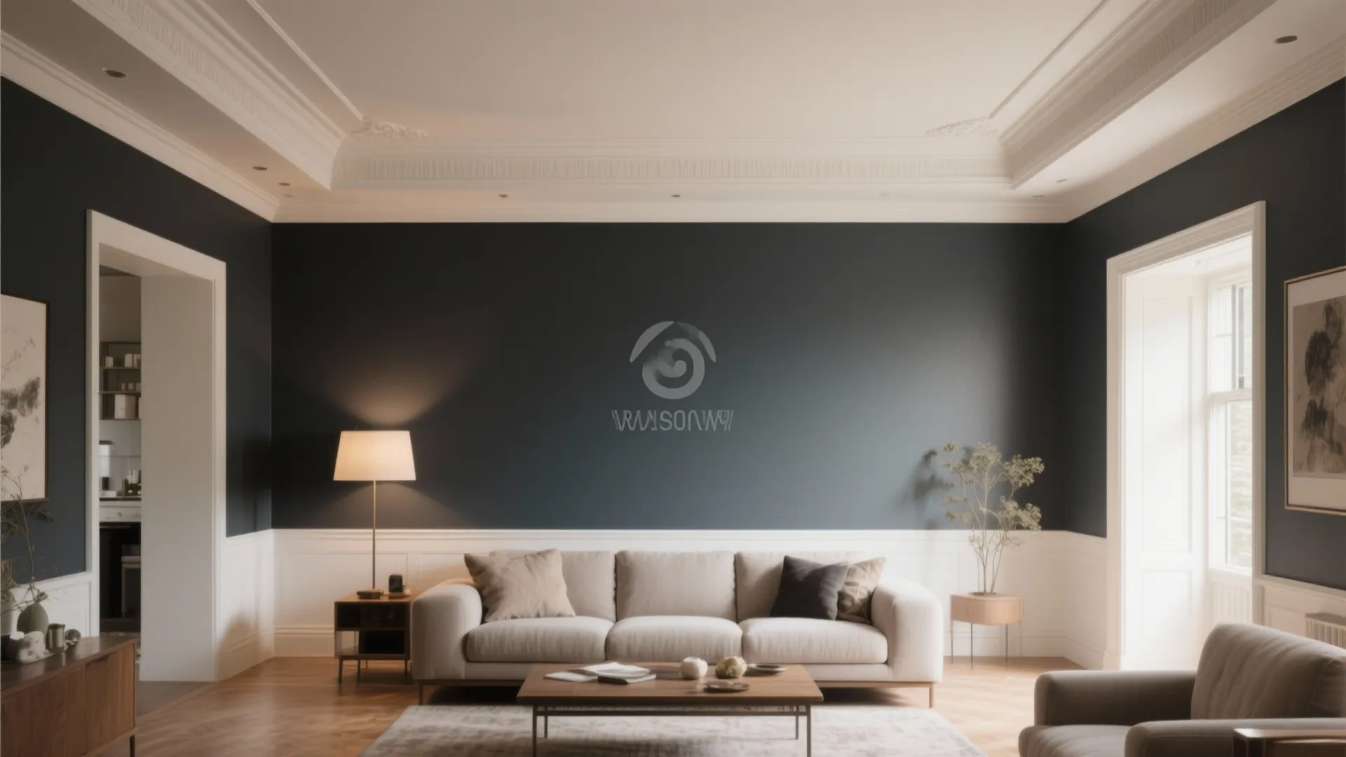 8. Two-Tone Wall Paint