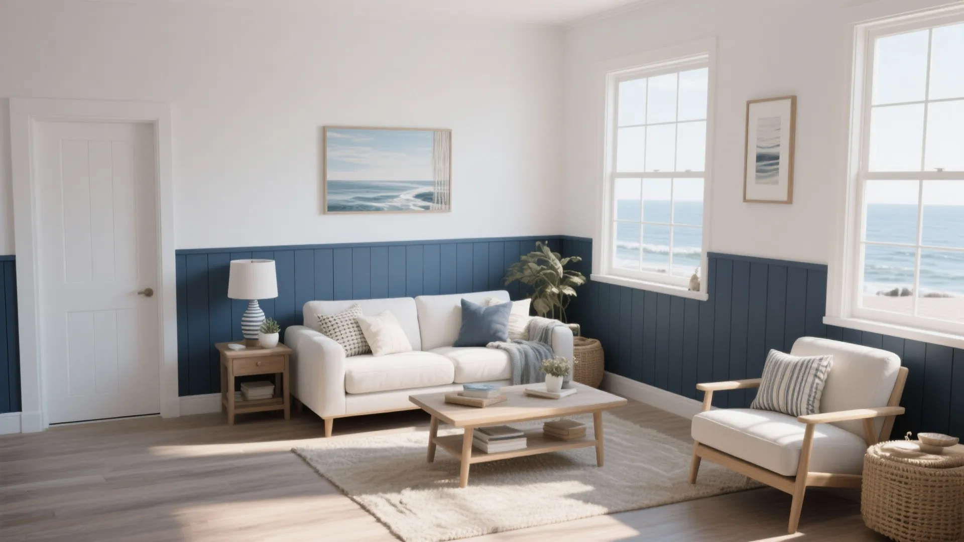 10. Contrasting Two-Tone Panels