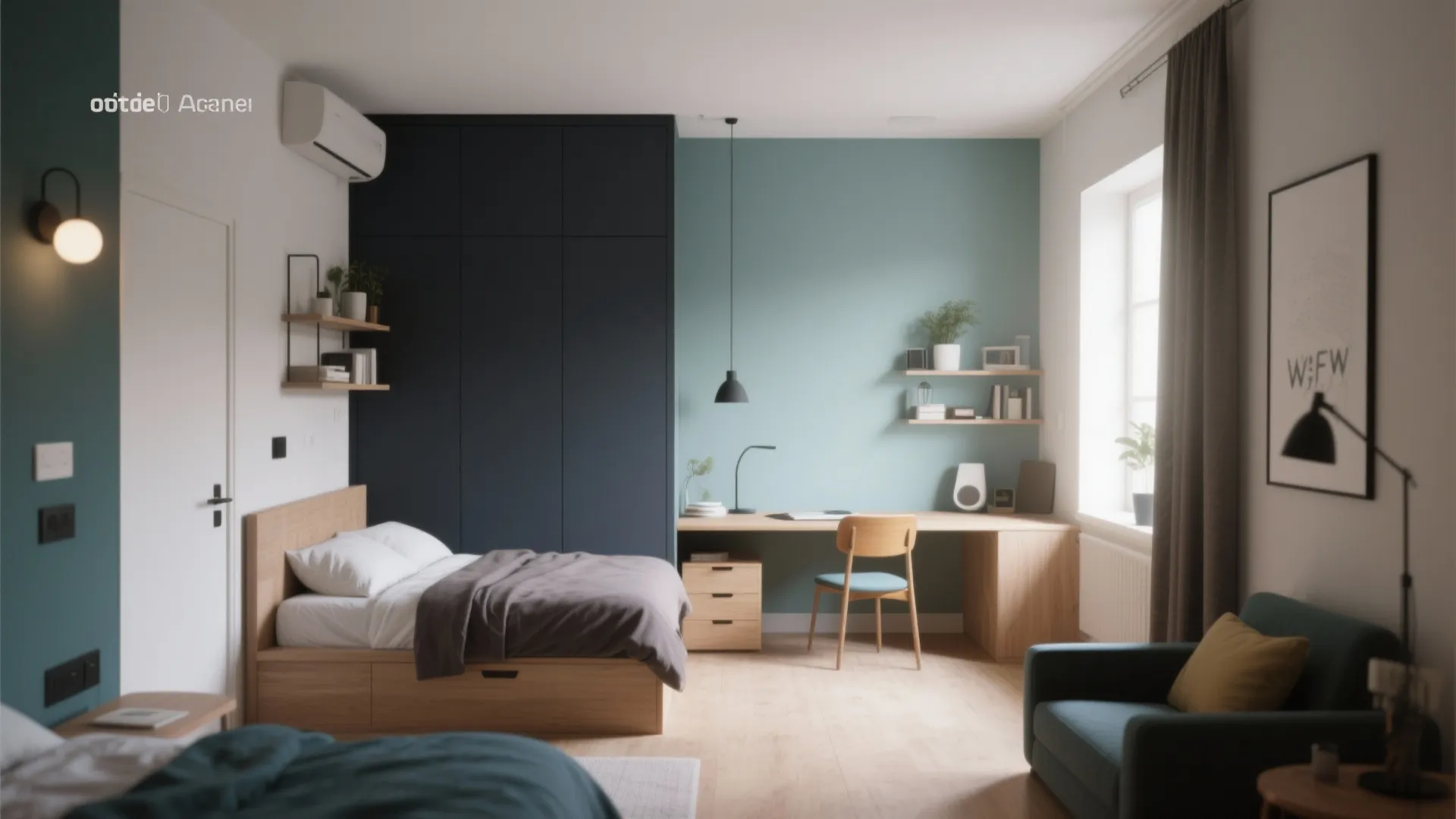 Two-Tone Paint for Subtle Zoning