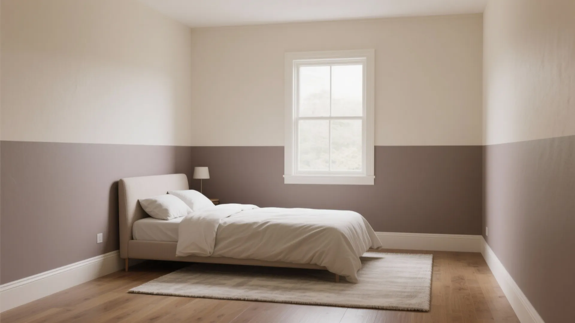 Two-Tone Walls for Visual Height