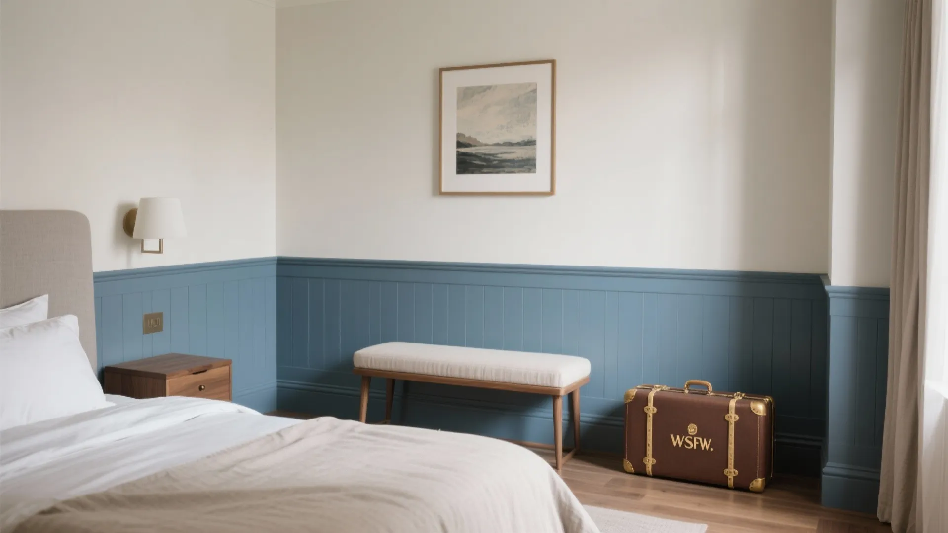 Two-Tone Walls, Color Blocking, Or Faux Wainscoting