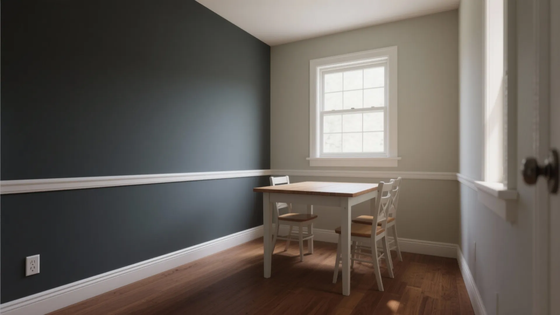 3. Two-tone paint and clever borders