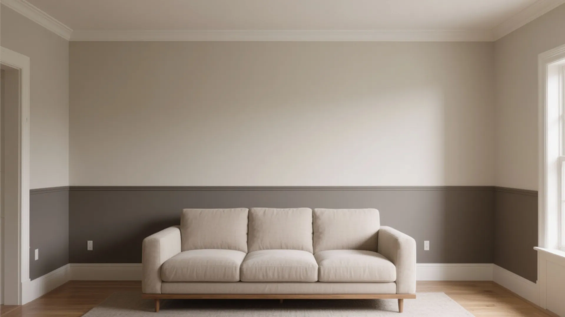 Two-Tone Walls That Rebalance Proportions