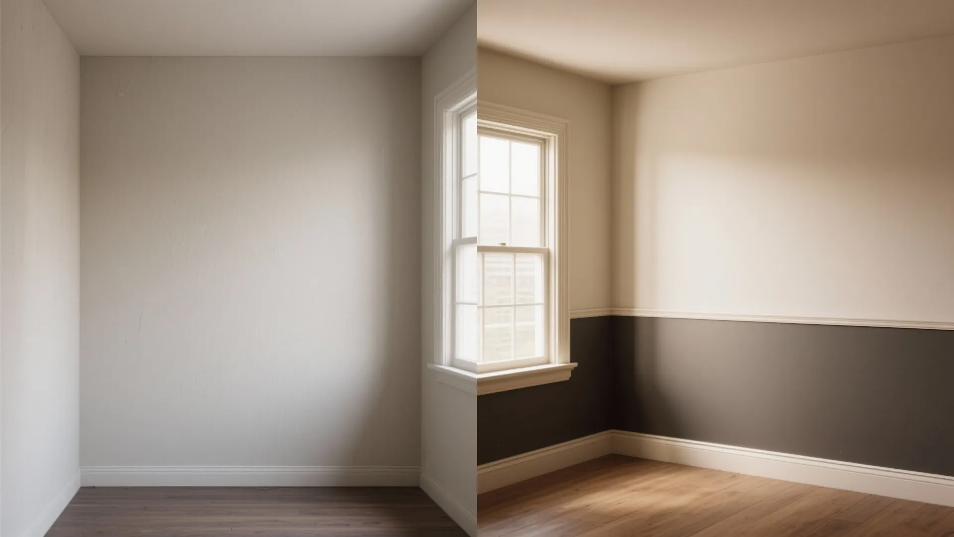 4. Two-tone walls for instant proportion control