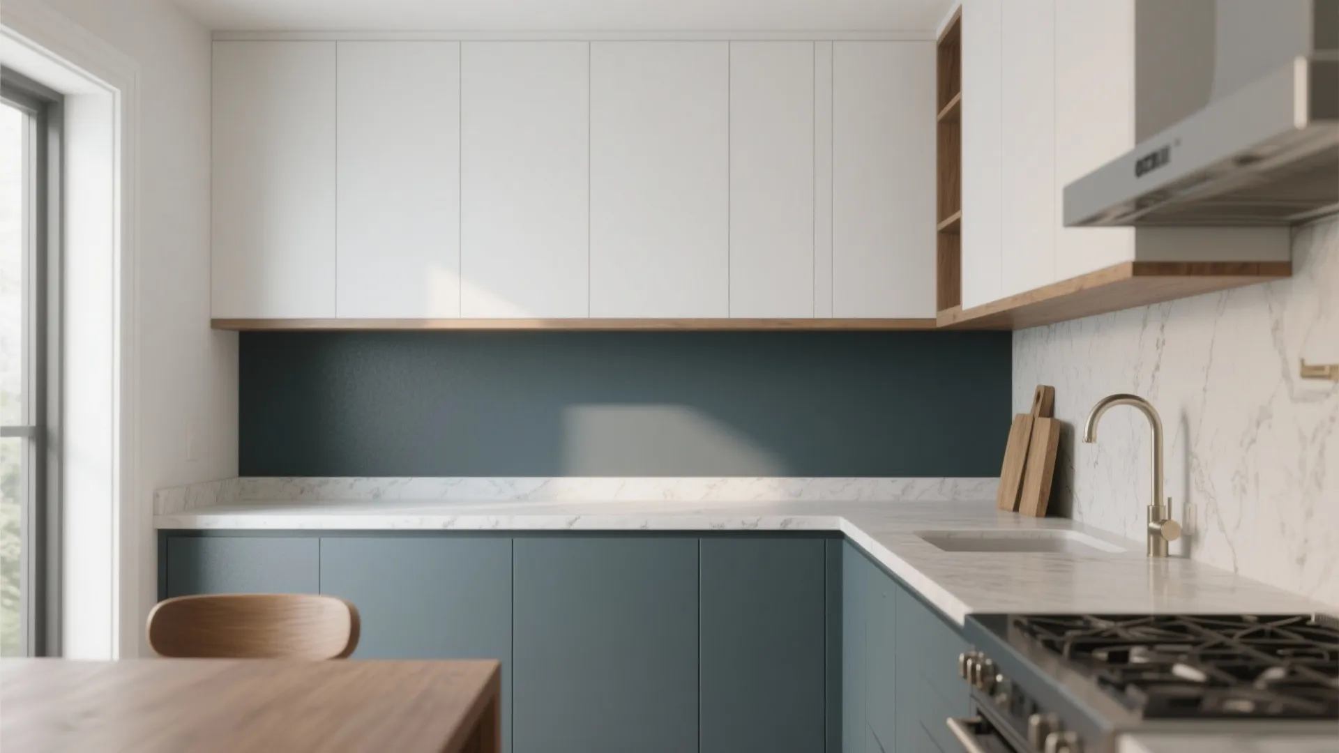 4. Two-Tone Walls: Practical and Stylish