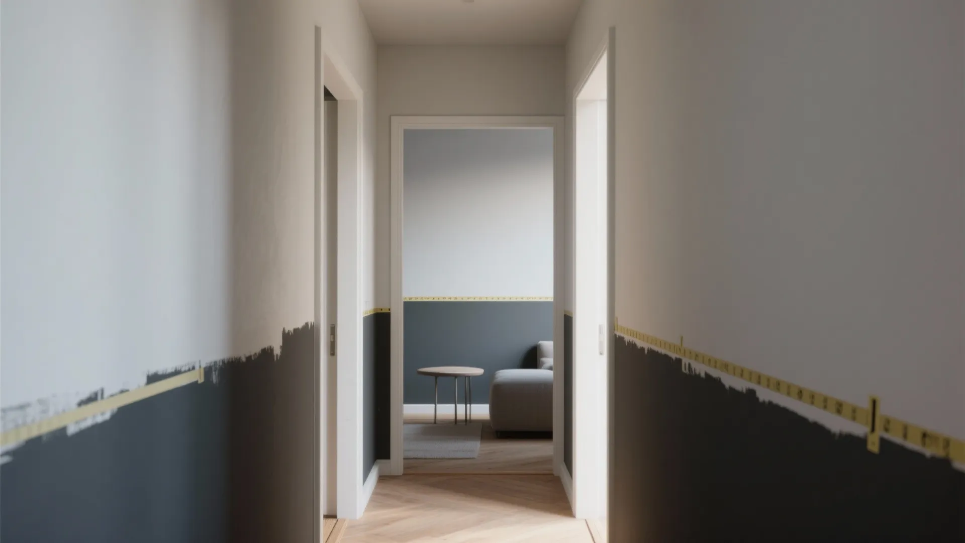 3. Two-tone walls for depth without clutter