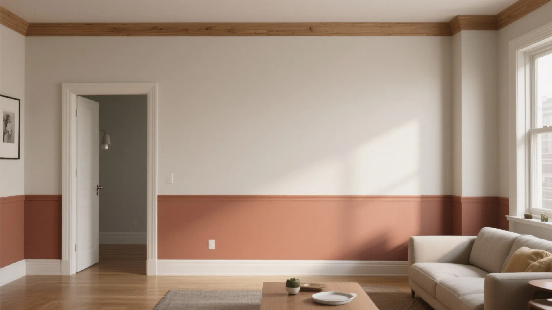 Two-Tone Walls and Painted Details