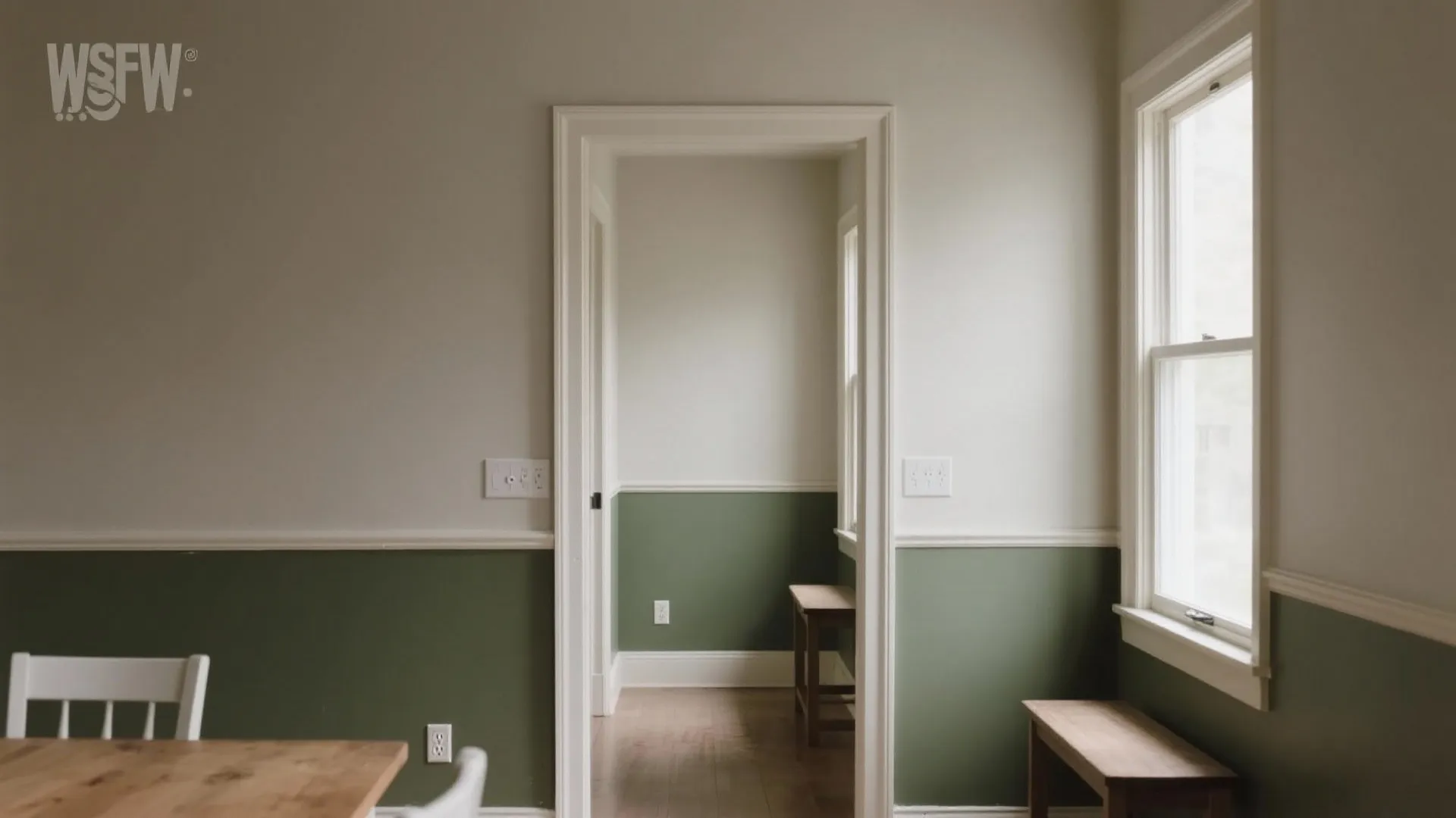 Two-Tone Chair Rails and Wraparounds