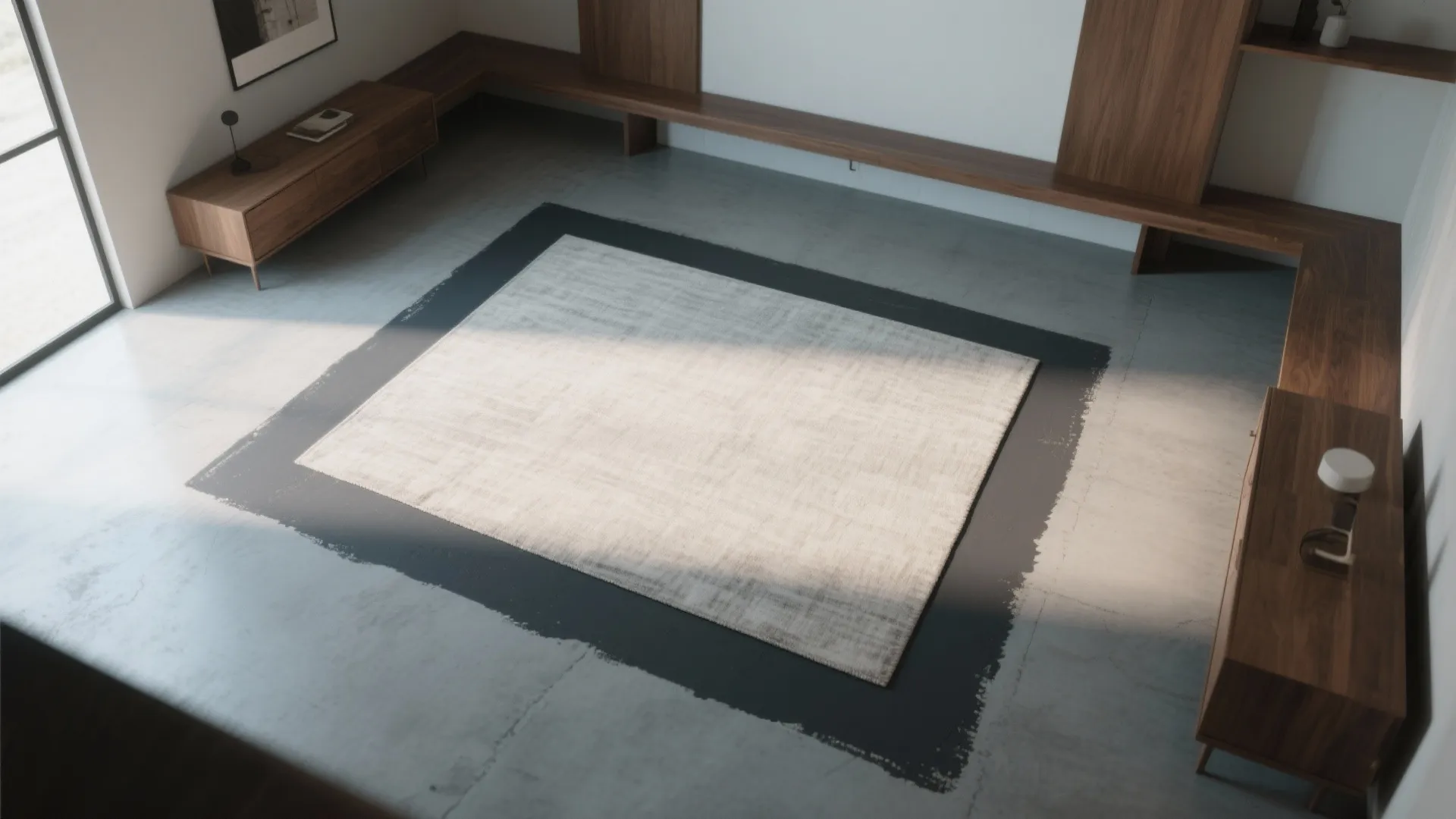 4. Two-Tone Zoning with Painted Borders