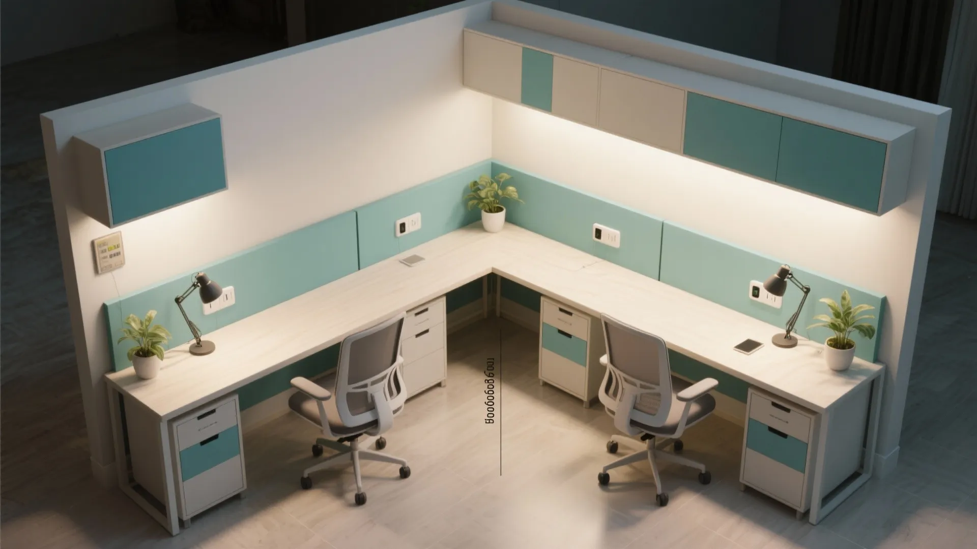 Idea 5: Two-user harmony in one compact room