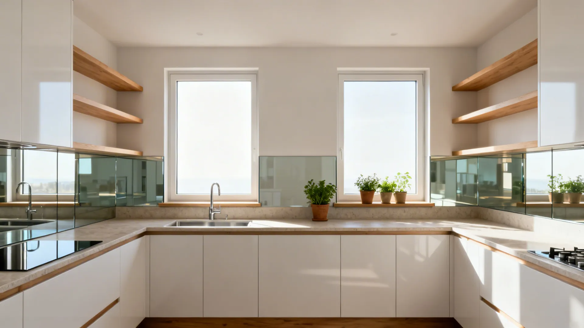 Kitchen design with 2 windows: 5 ideas that work