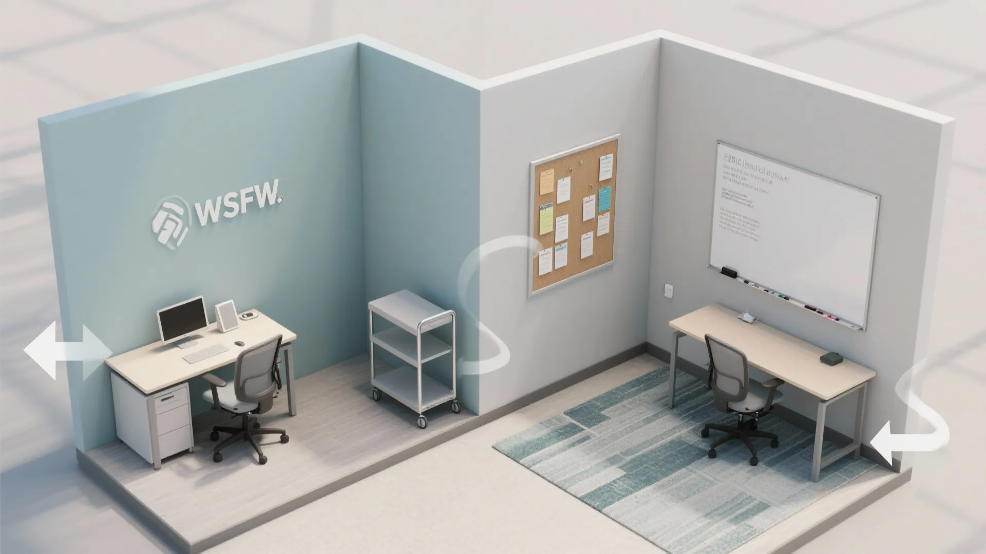 Zoned Layouts to Separate Focus and Review