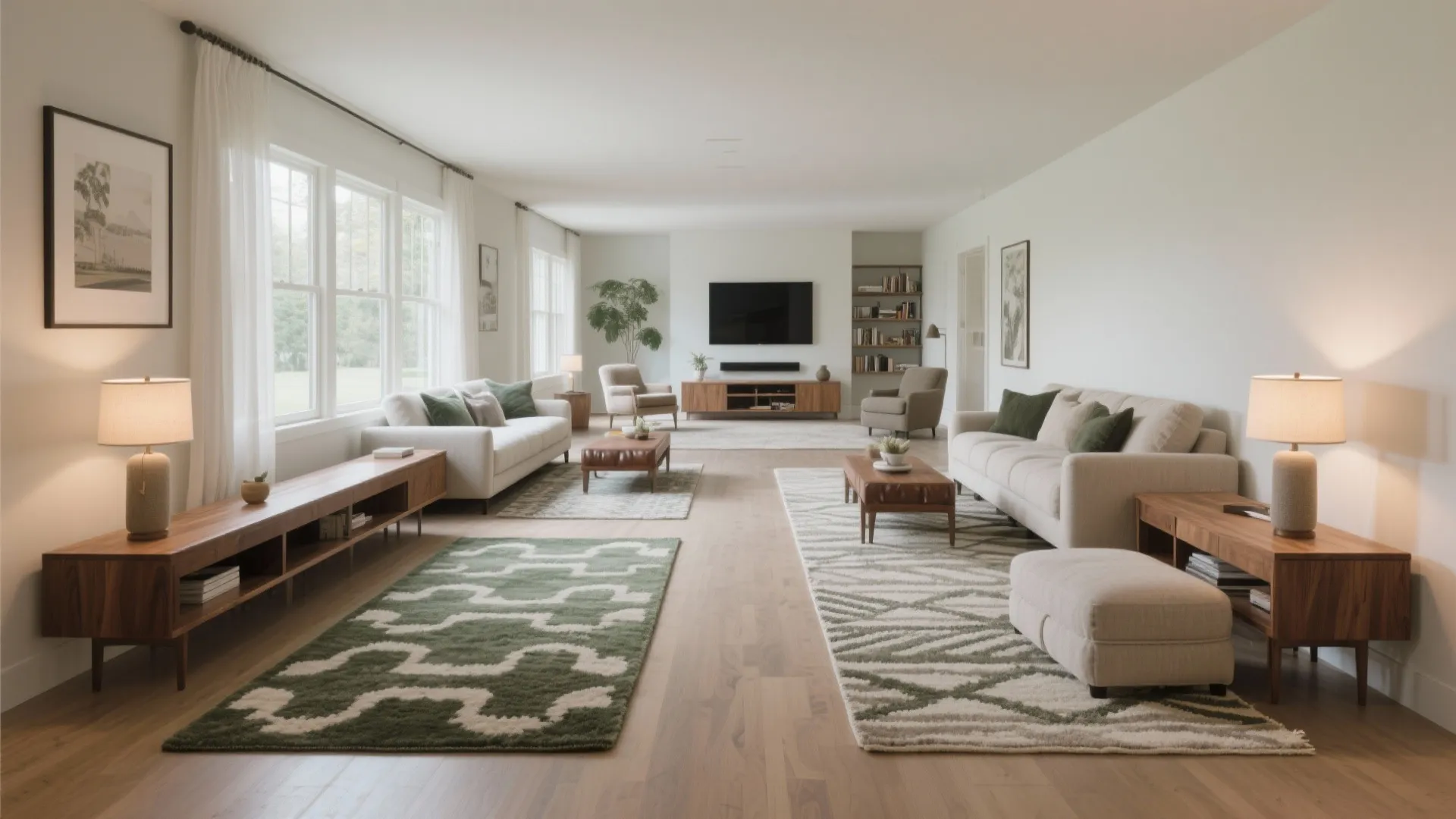 3) Break the Room into Two Zones, Not One Long Tunnel