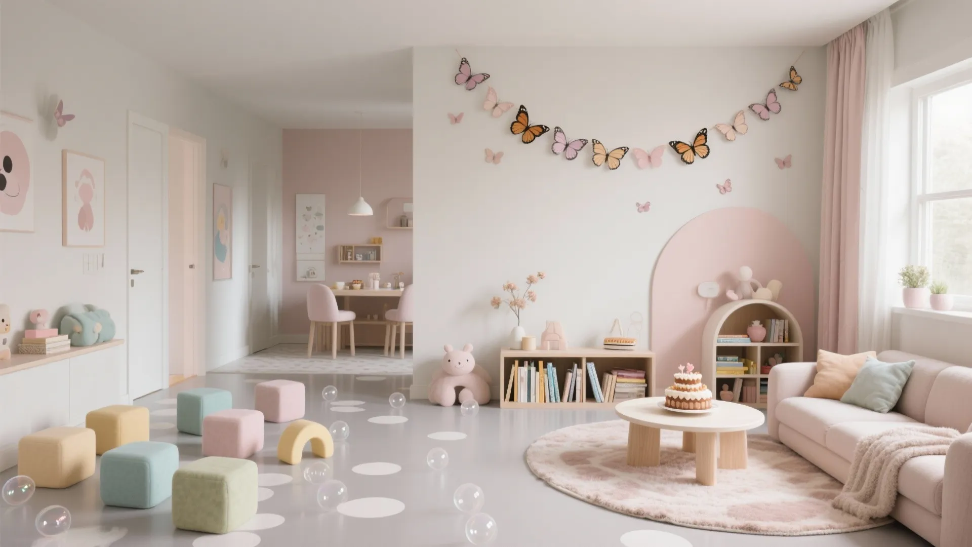 Two-Zone Layout: Play Here, Calm There