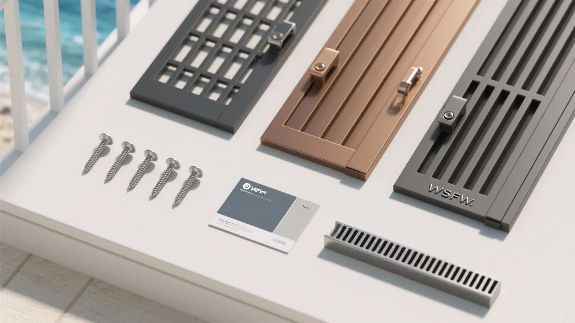 Two-Tone Powder-Coated Grills with Concealed Drainage