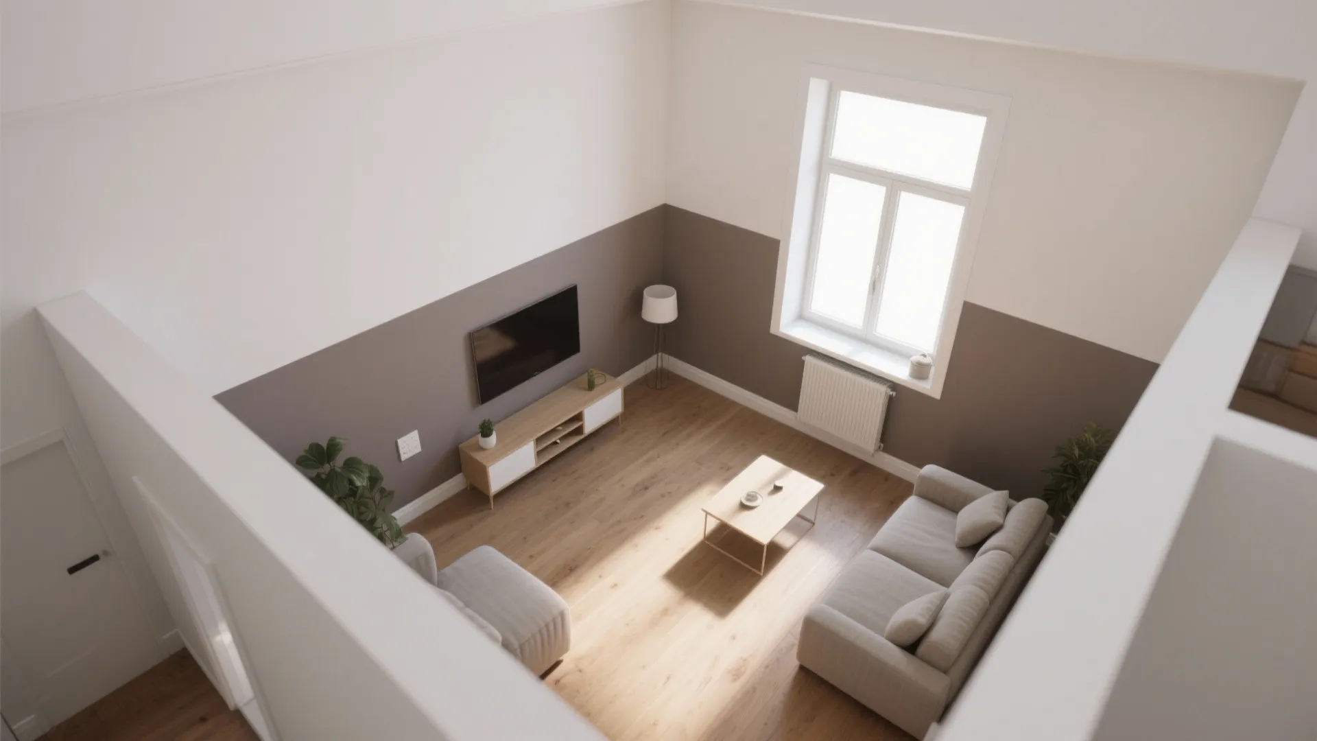 Two-Tone Walls: 3/4 Height or Wainscot for Stretch