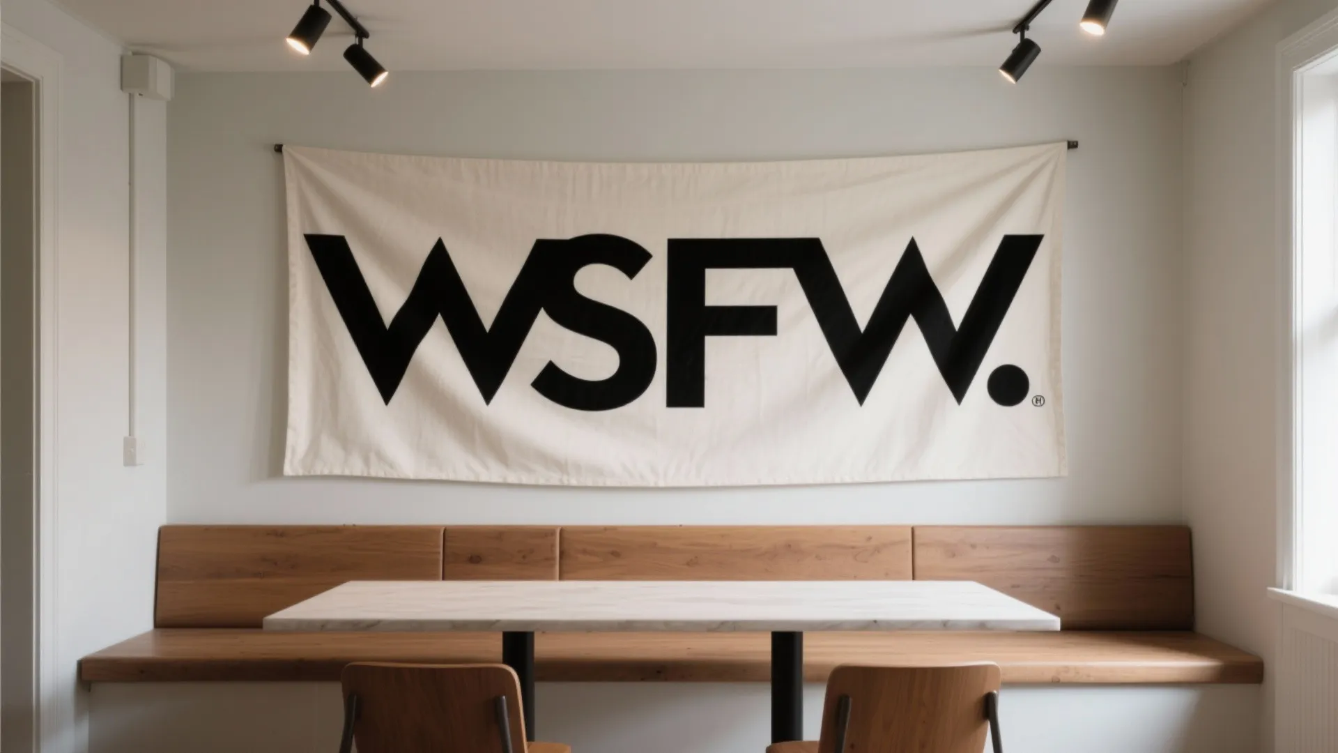 Oversized Typography for a Bold Focal Wall