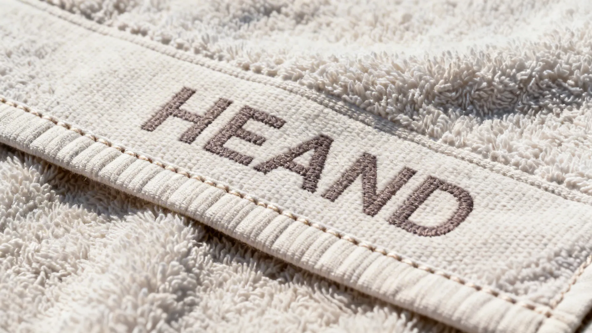 Idea 4: Typographic Towels for Habit Cues