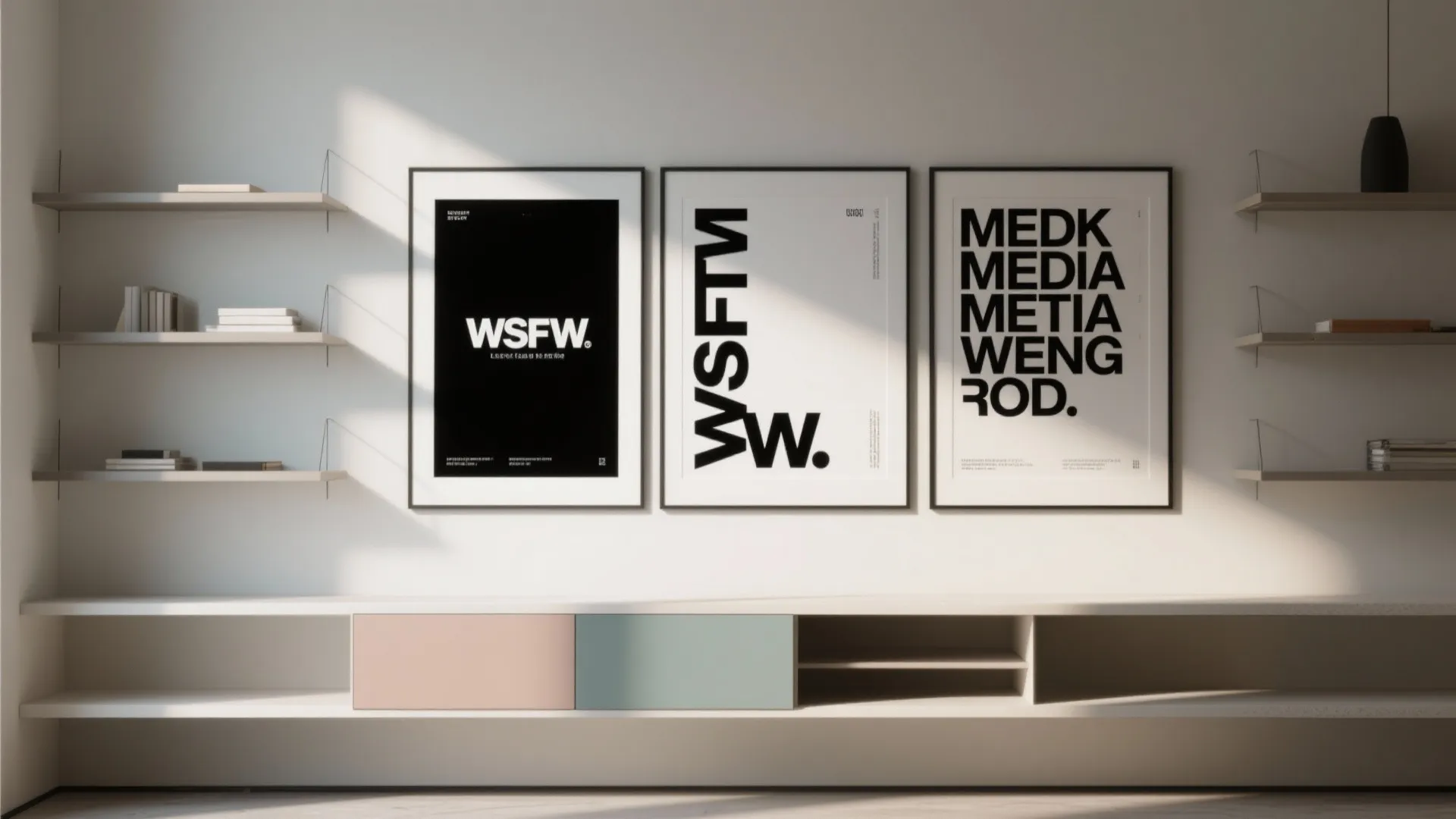 5. Graphic Typography Posters