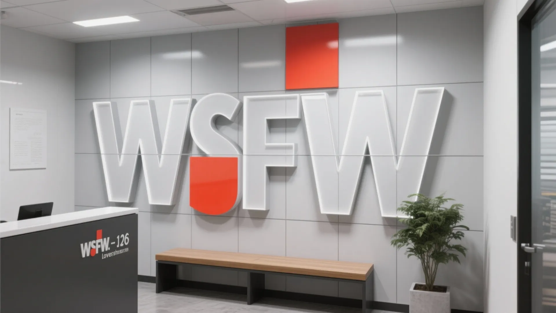 Typography-Forward Mission Wall