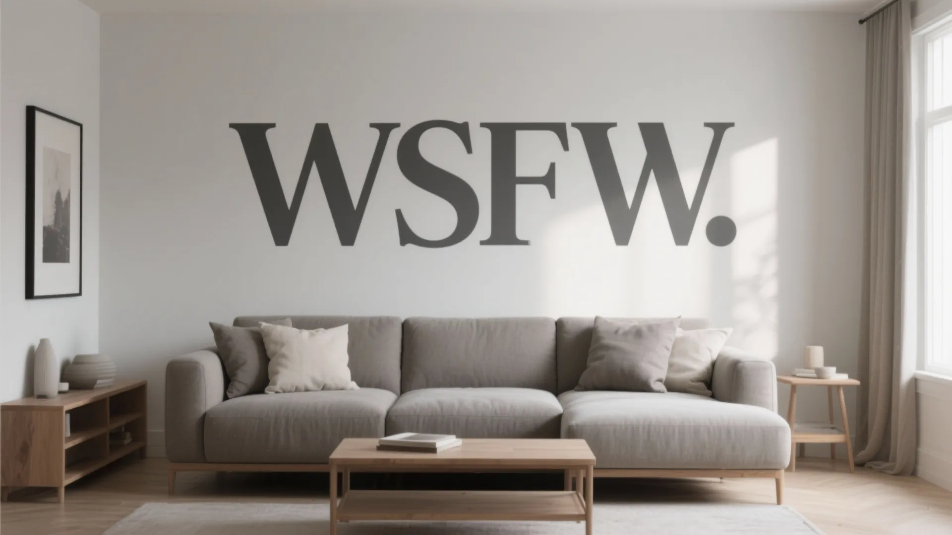 Oversized Typography Statement