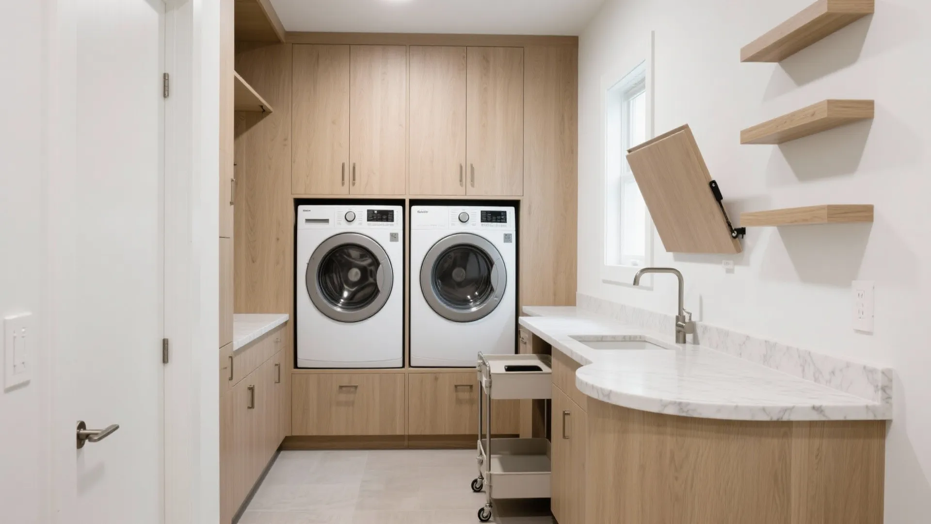 U-Shaped Nook with a Folding Peninsula